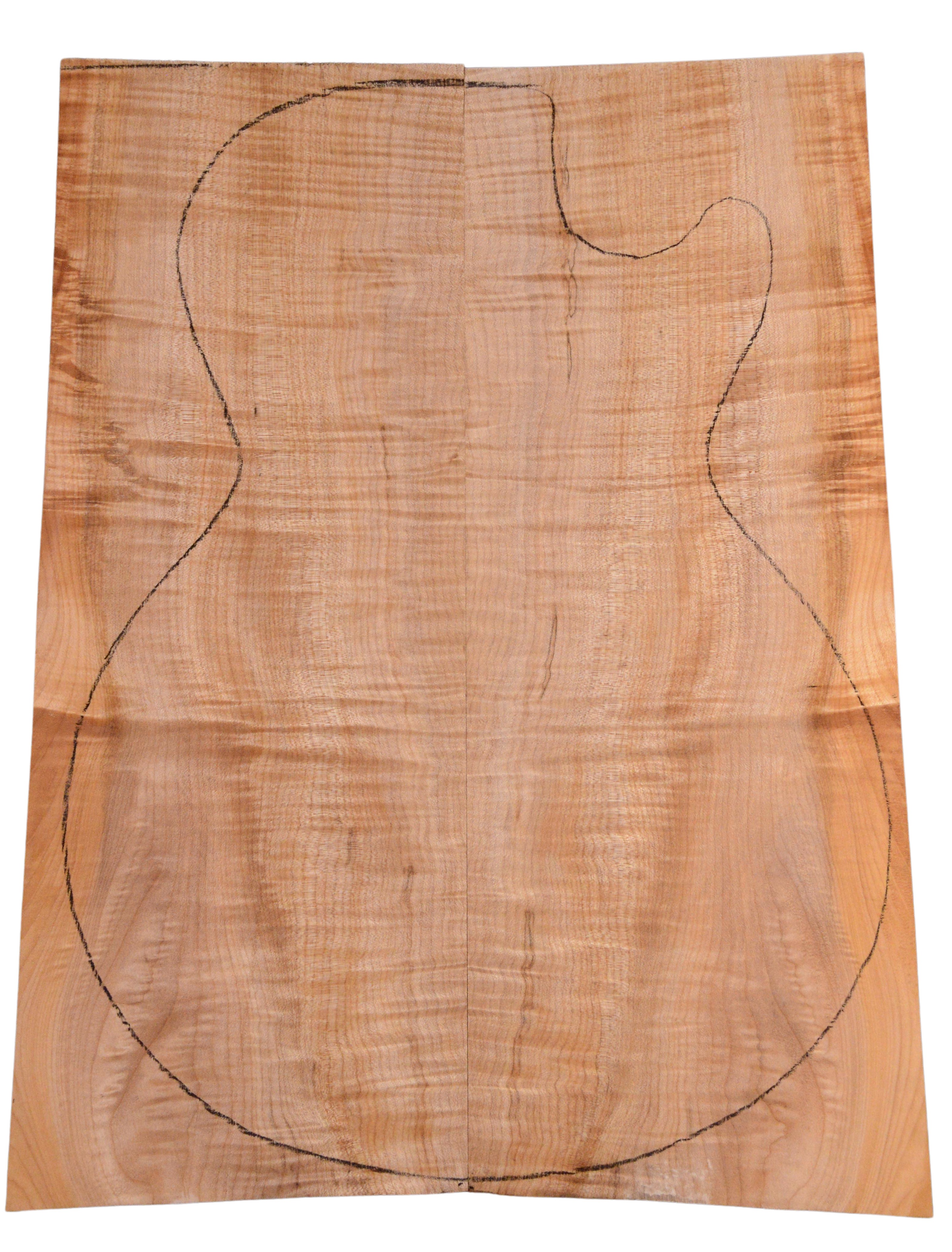 Maple (Big Leaf) GuitarSolidBodyTopATC BLMMX.G.027