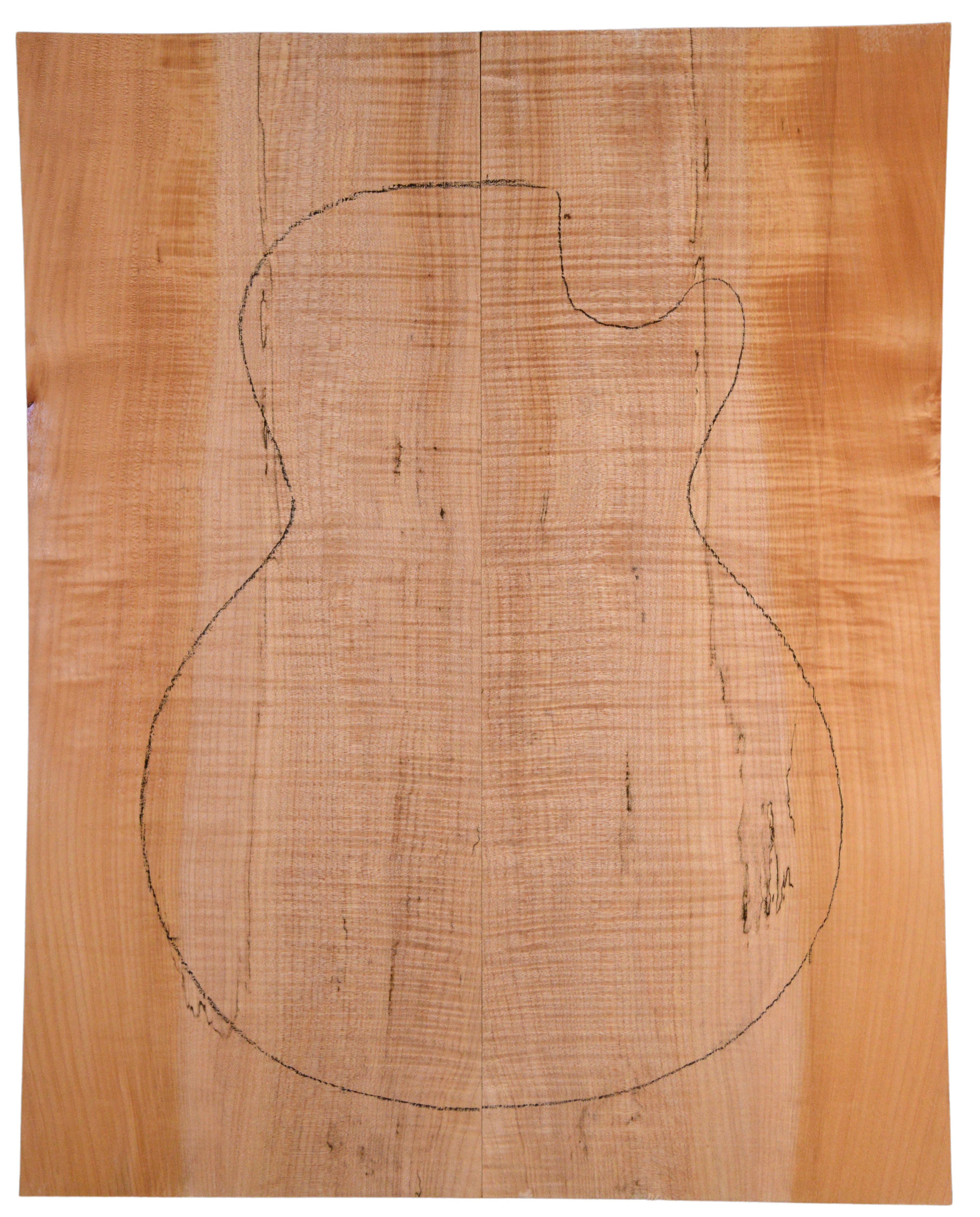 Maple (Big Leaf) GuitarSolidBodyTopATC BLMMX.G.030