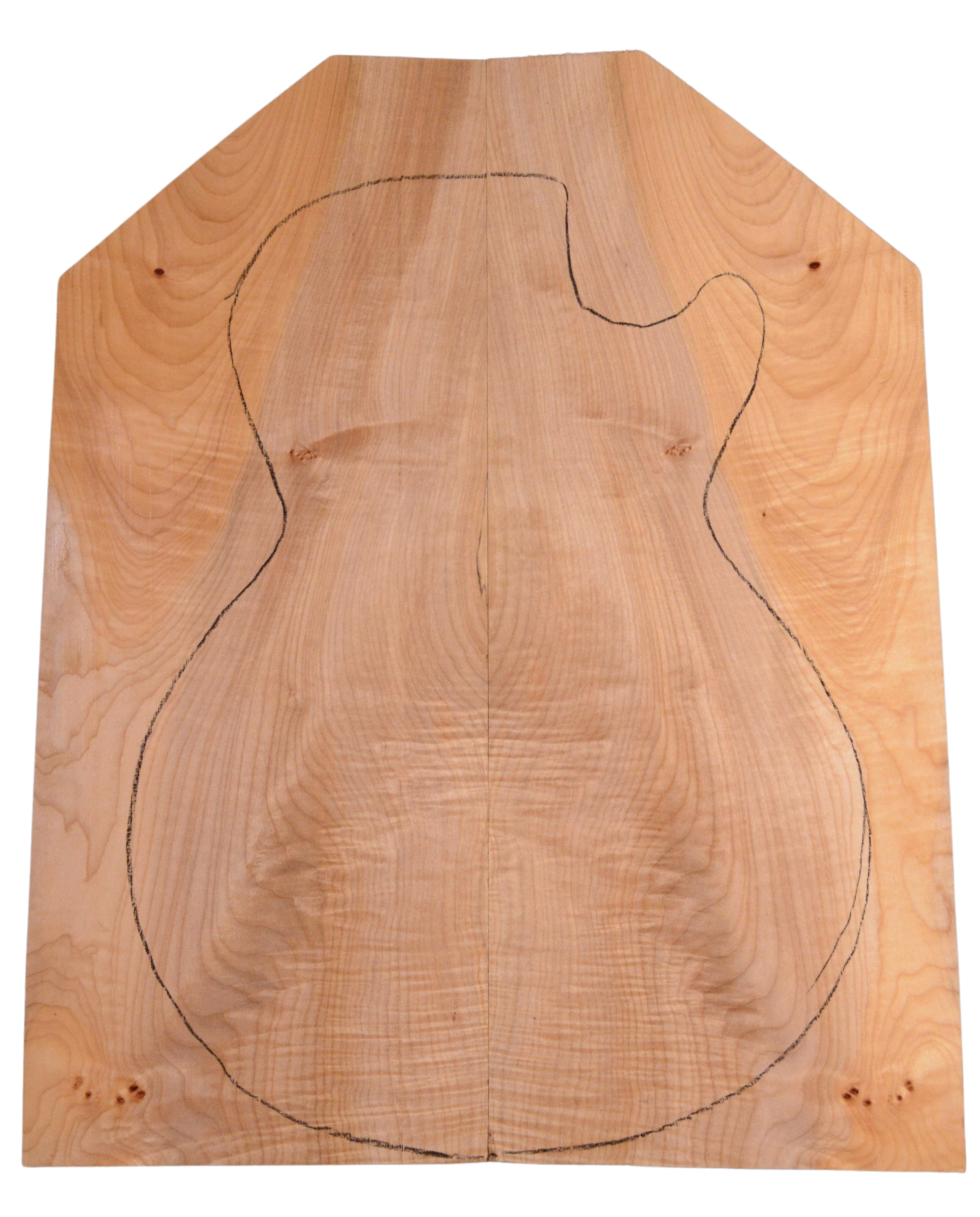 Maple (Big Leaf) GuitarSolidBodyTopATC BLMMX.G.033