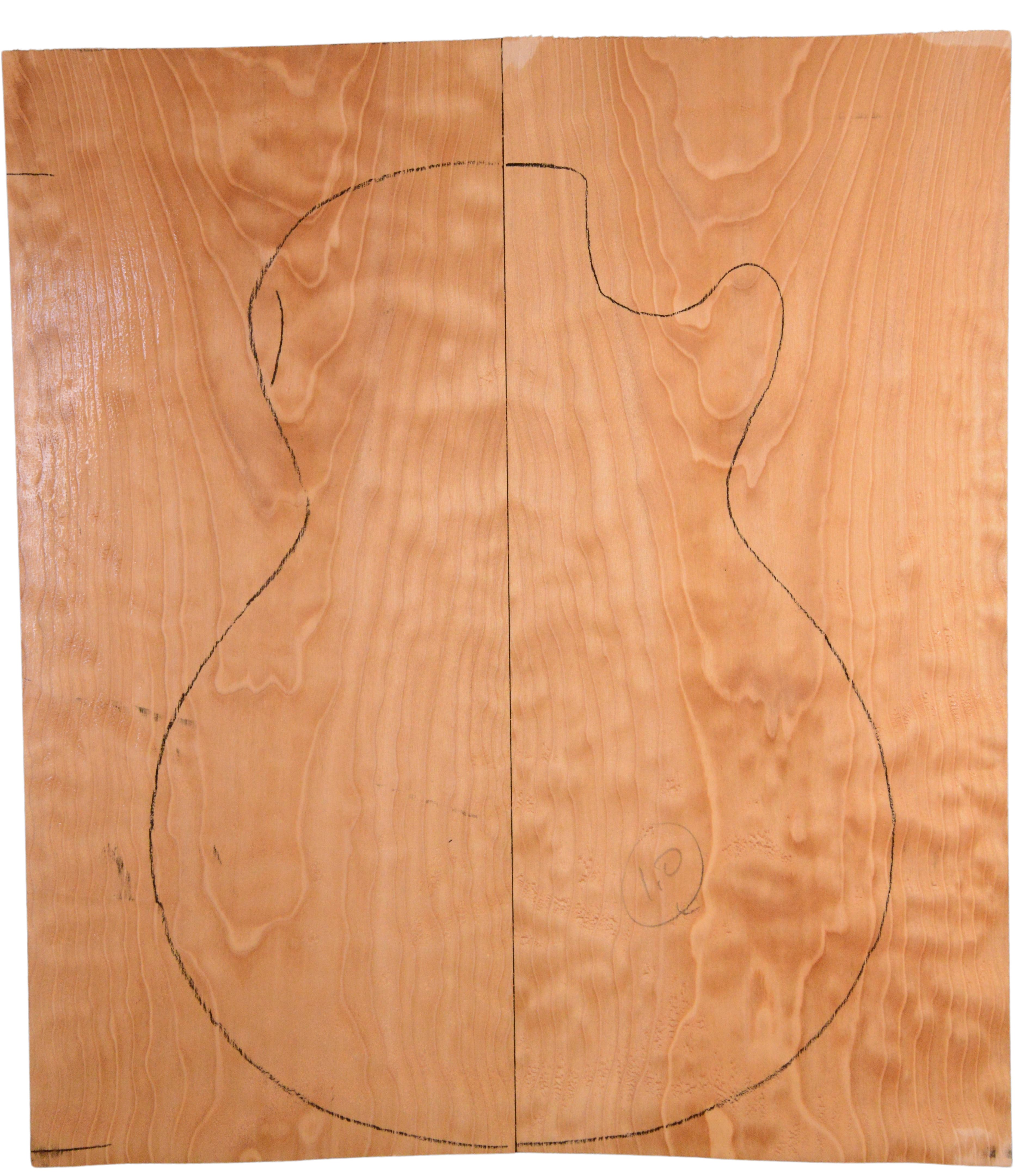 Maple (Big Leaf) GuitarSolidBodyTopATC BLMMX.G.042