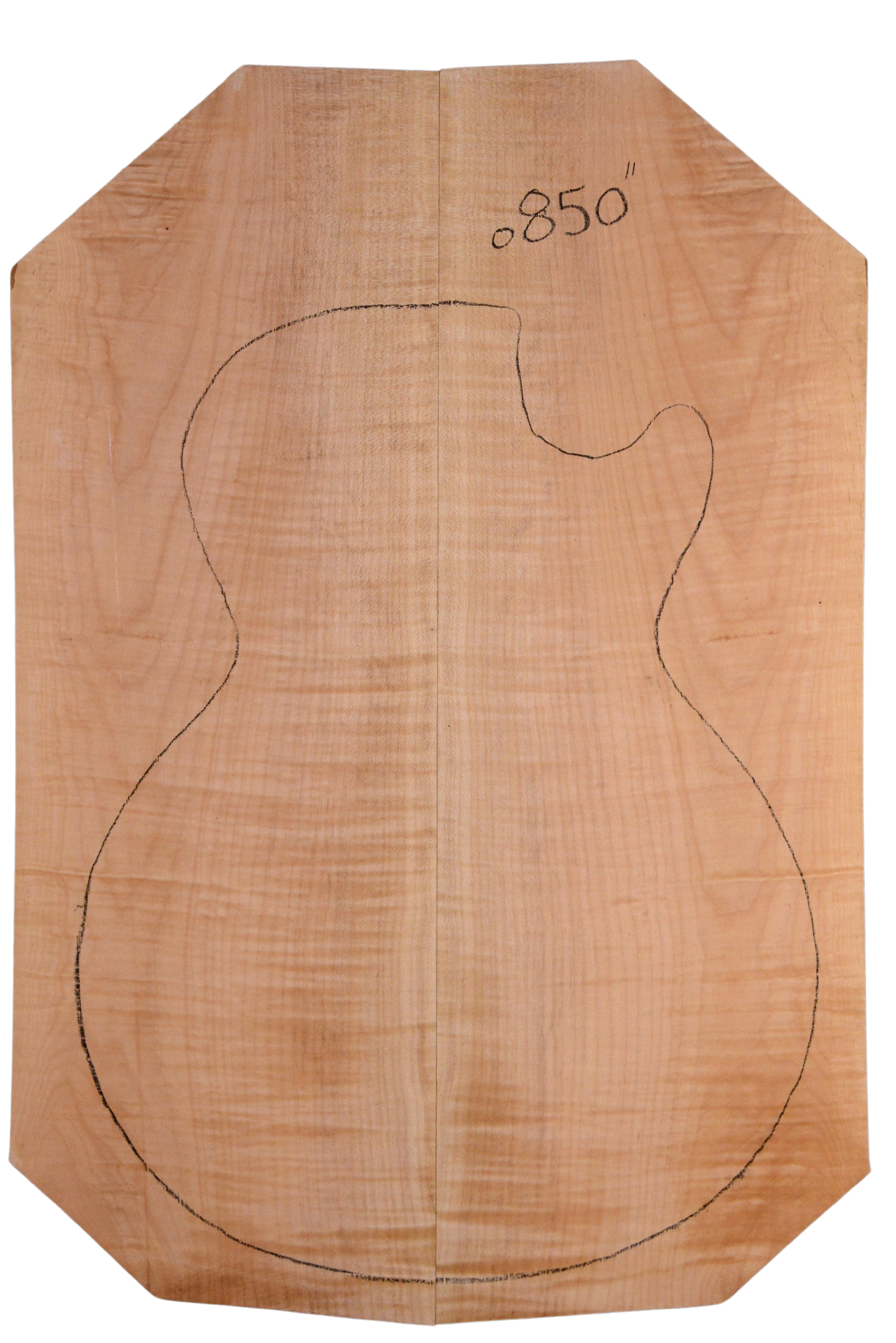 Maple (Big Leaf) GuitarSolidBodyTopATC BLMMX.G.049