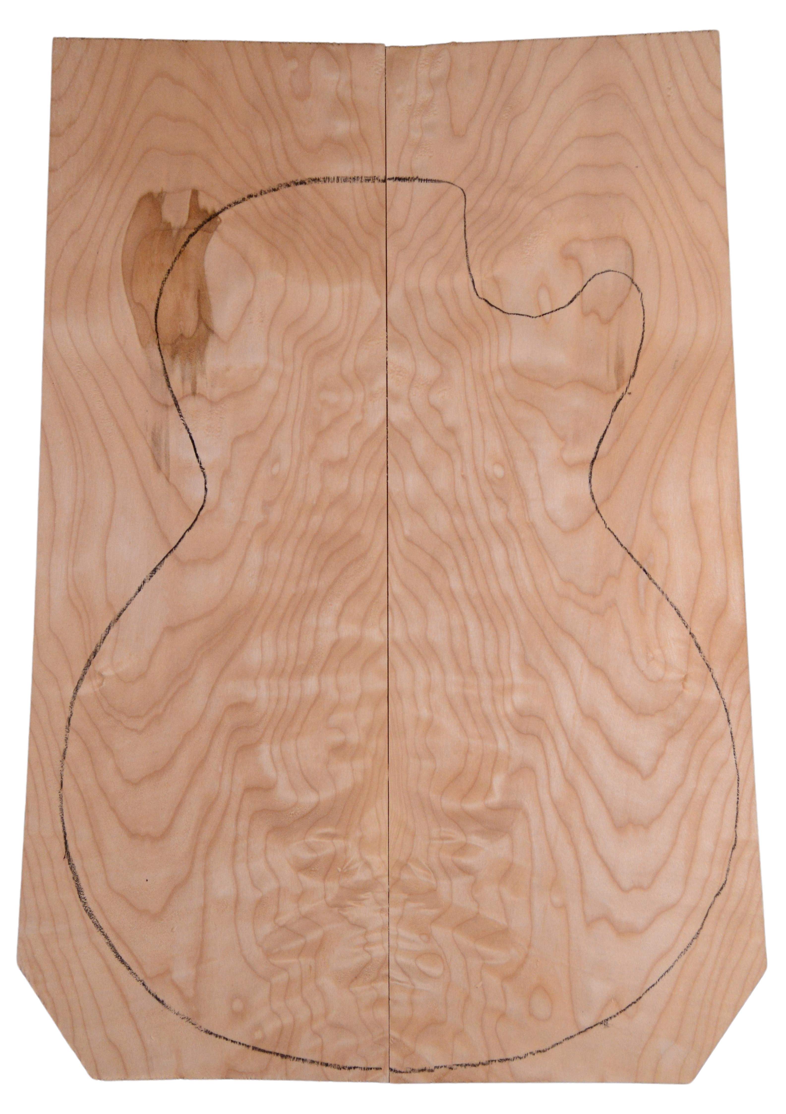 Maple (Big Leaf) GuitarSolidBodyTopATC BLMMX.G.051