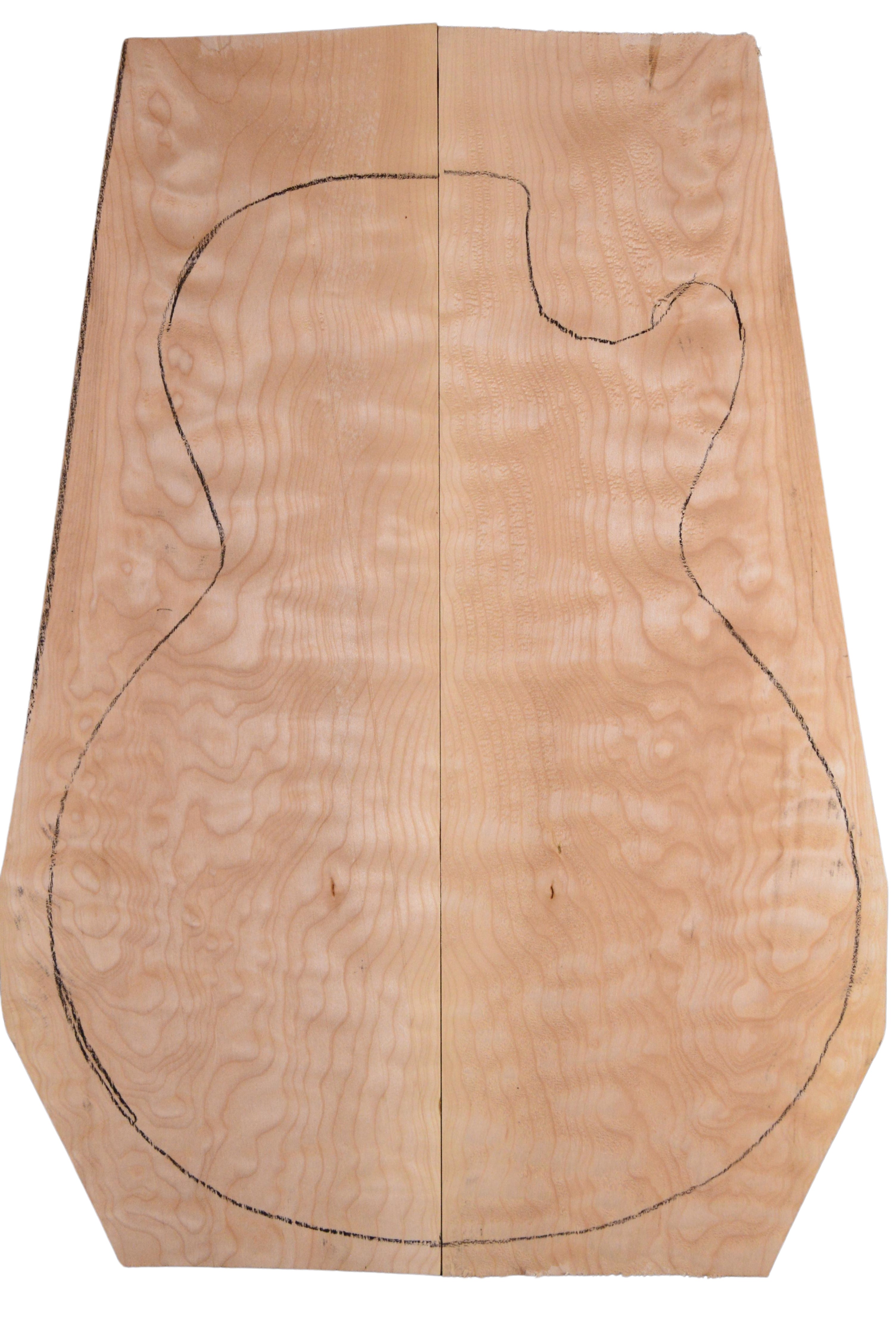 Maple (Big Leaf) GuitarSolidBodyTopATC BLMMX.G.054