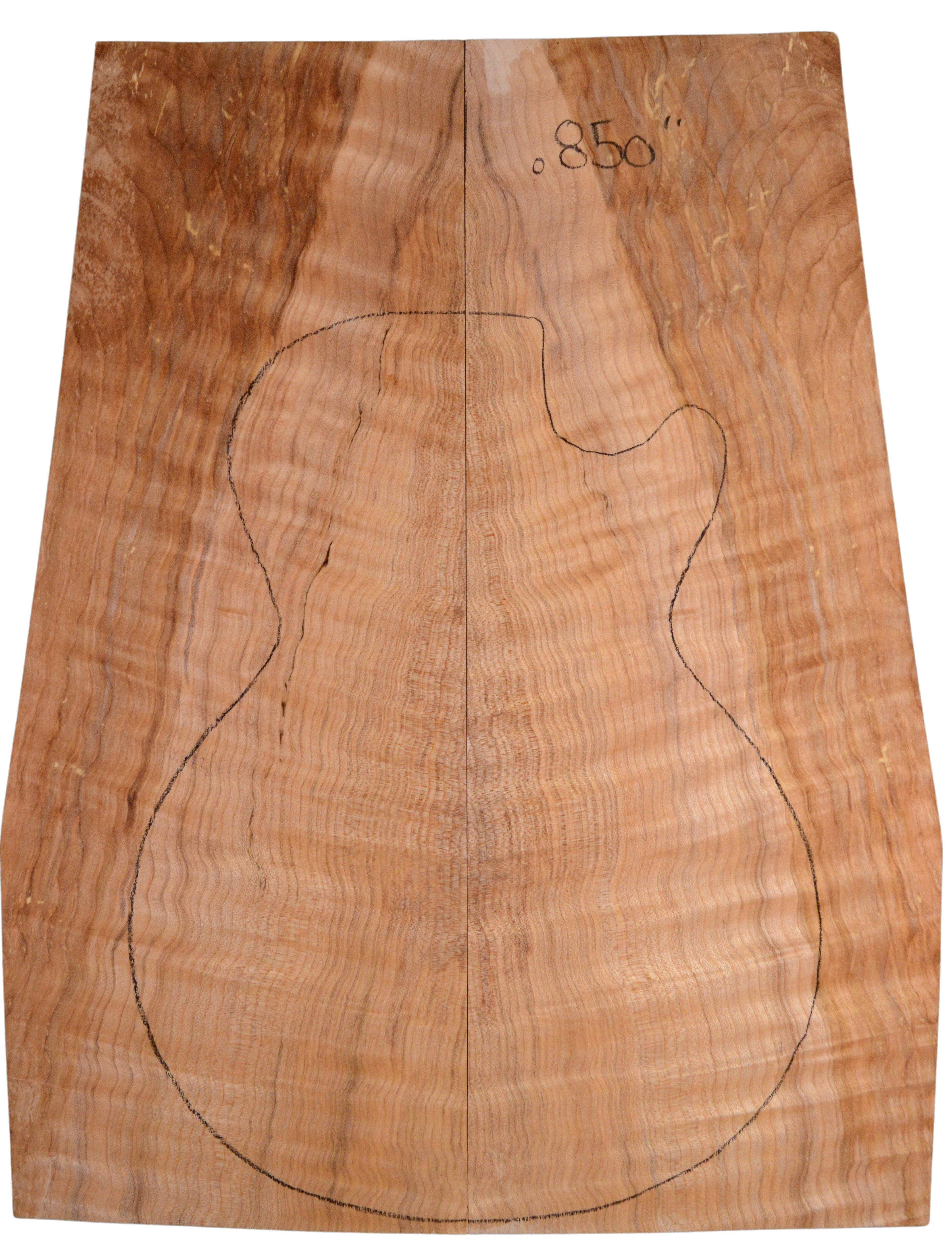 Maple (Big Leaf) GuitarSolidBodyTopATC BLMMX.G.055