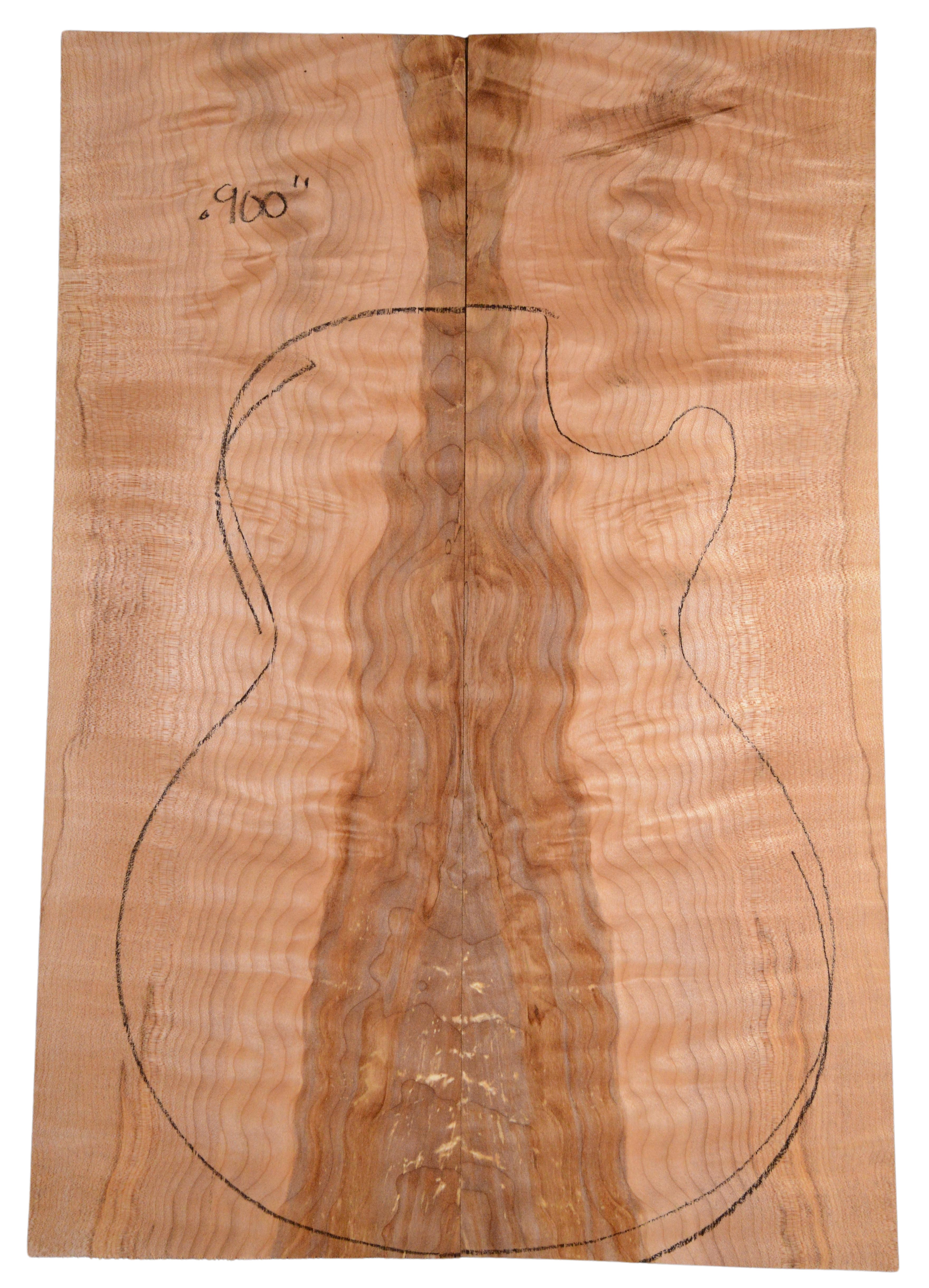 Maple (Big Leaf) GuitarSolidBodyTopATC BLMMX.G.056