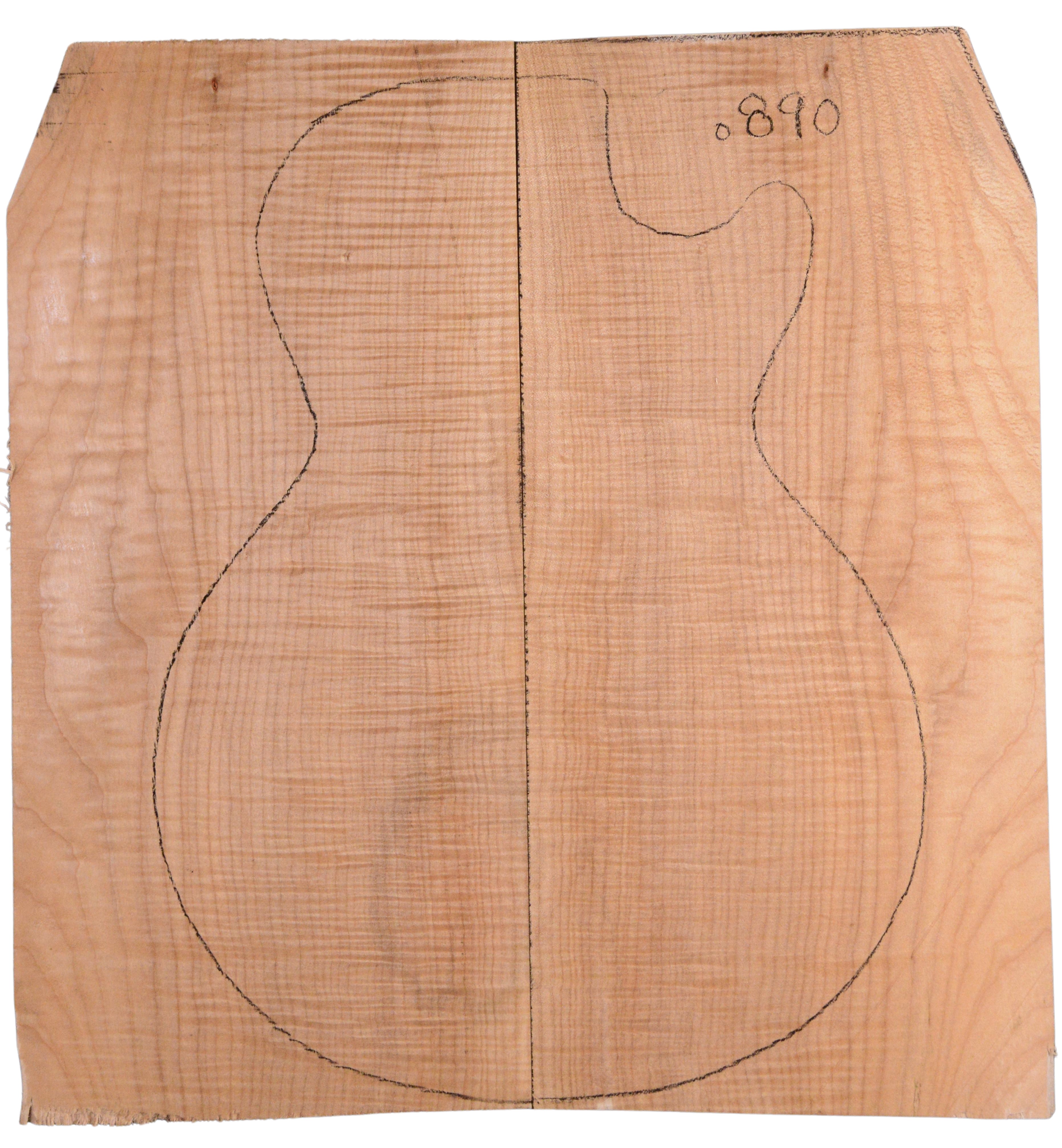 Maple (Big Leaf) GuitarSolidBodyTopATC BLMMX.G.060