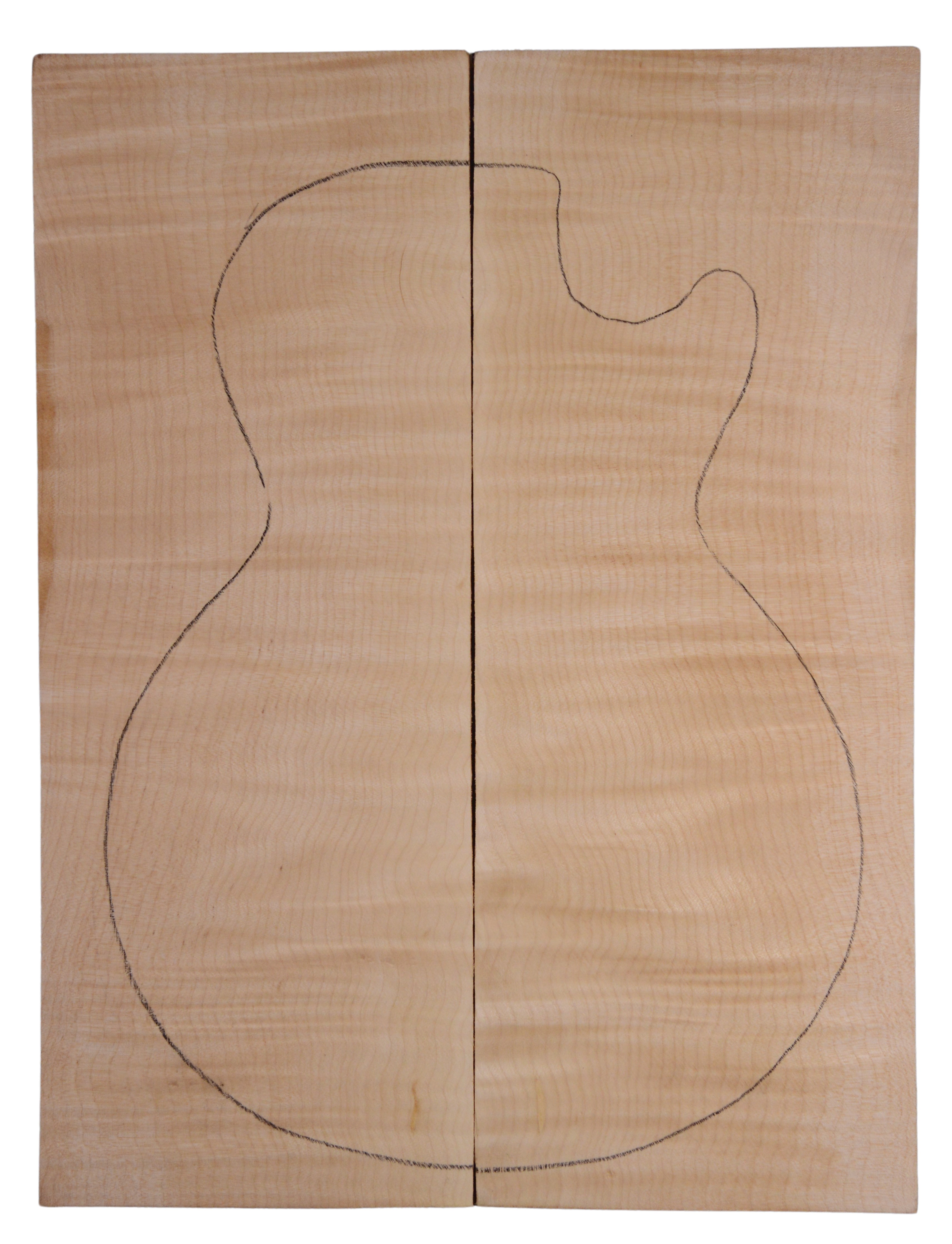 Maple (Big Leaf) GuitarSolidBodyTopATC BLMMX.G.065