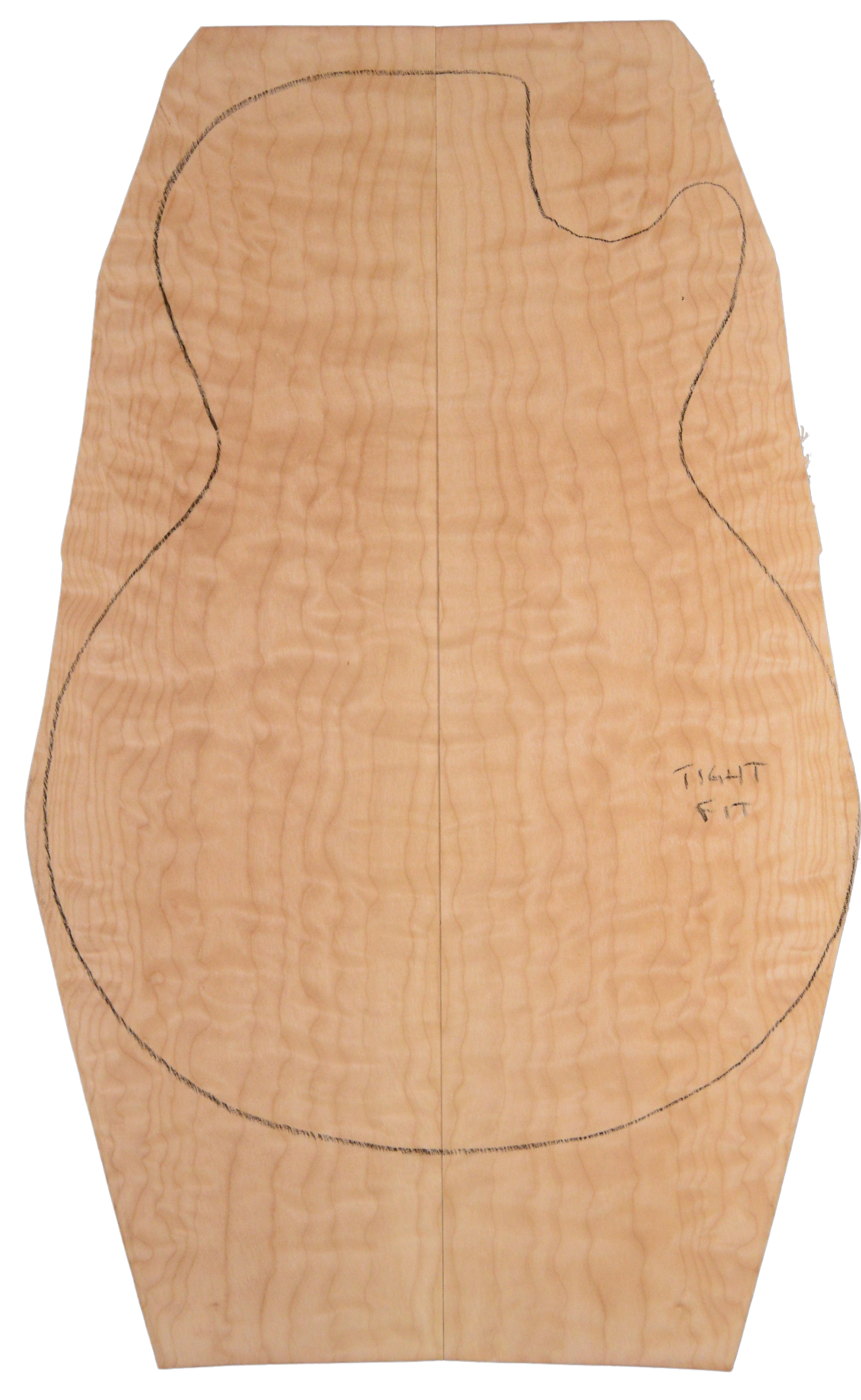 Maple (Big Leaf) GuitarSolidBodyTopATC BLMMX.G.077