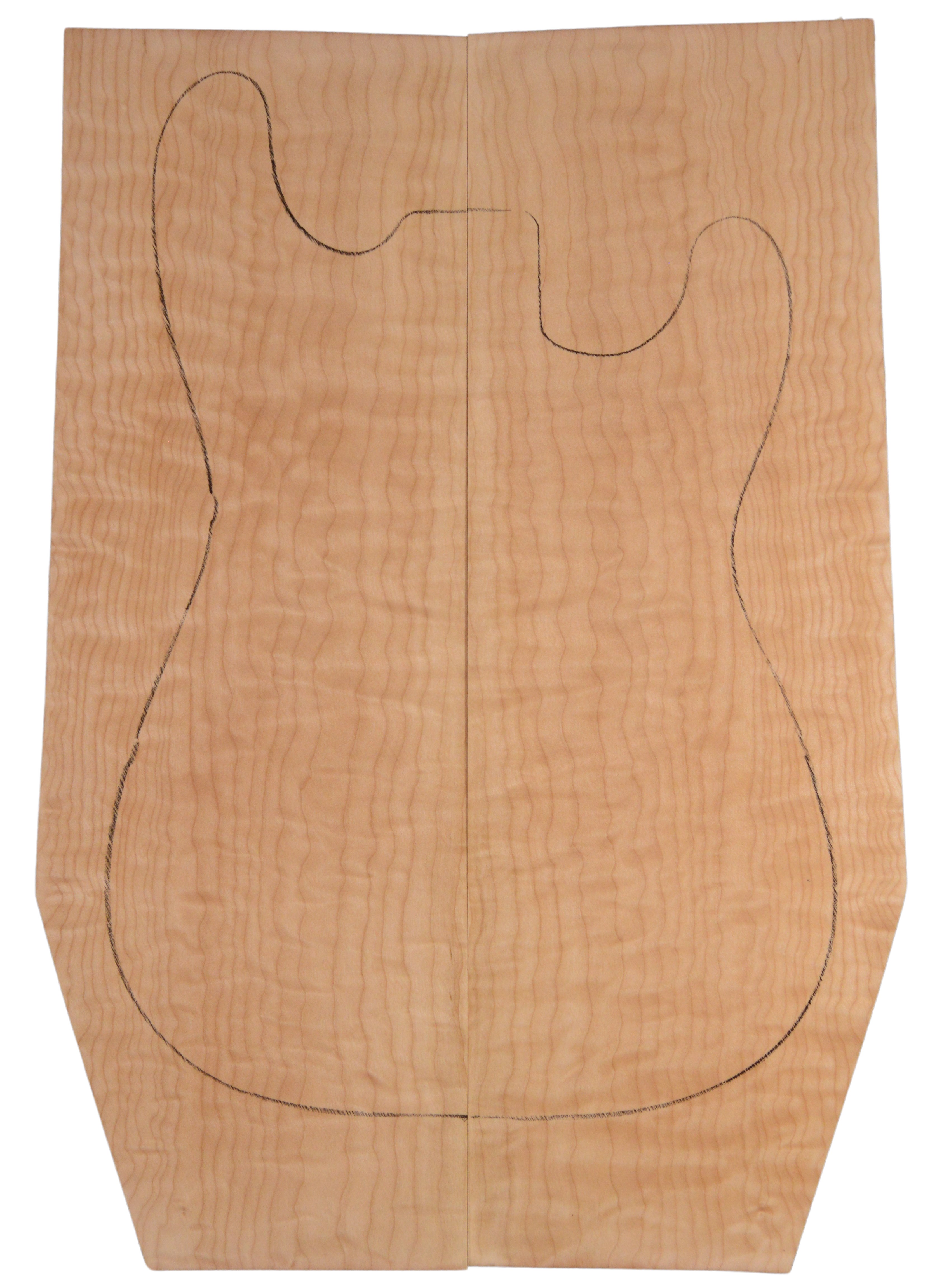 Maple (Big Leaf) GuitarSolidBodyTopATC BLMMX.G.078