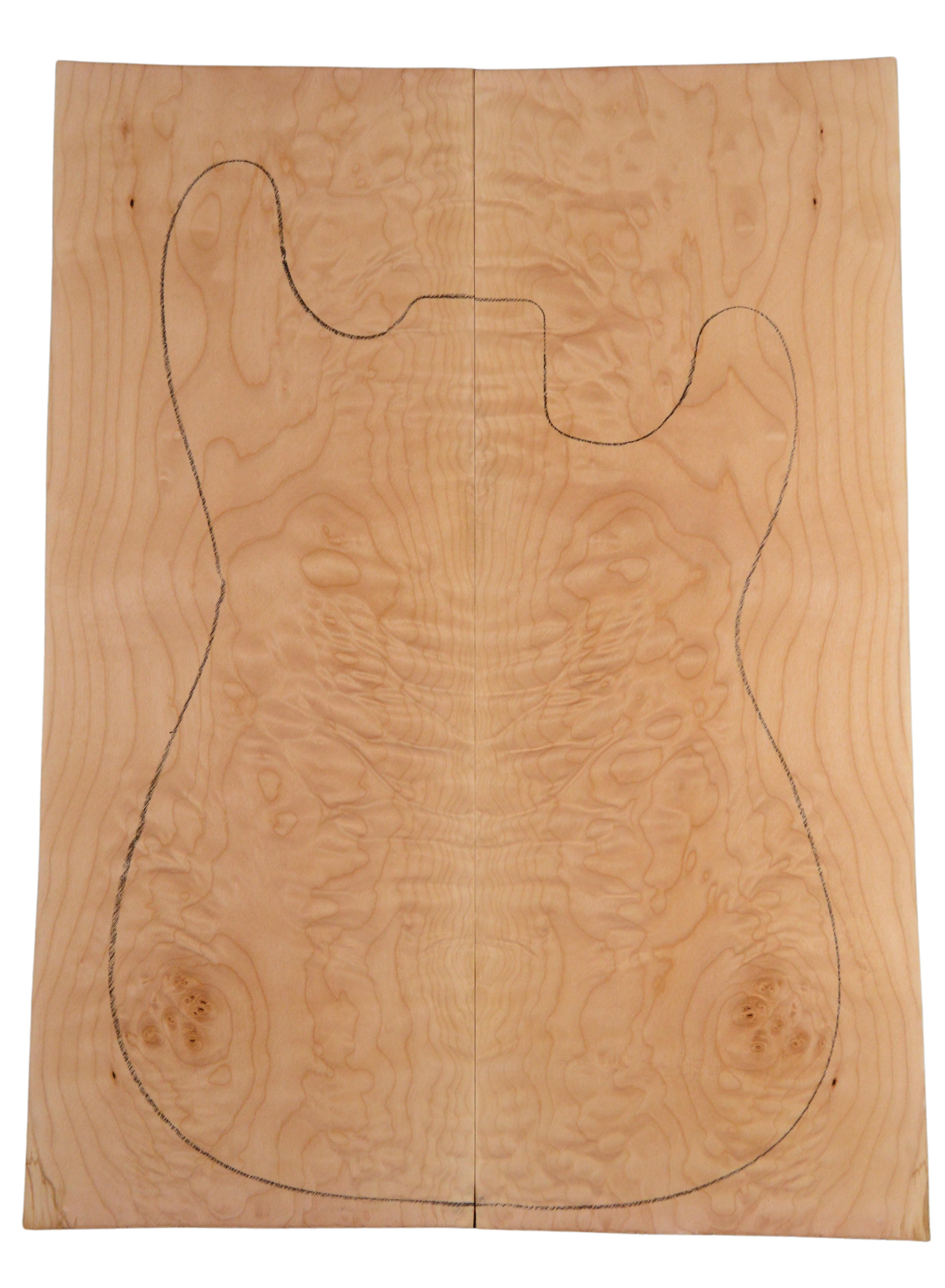 Maple (Big Leaf) GuitarSolidBodyTopATC BLMMX.G.080
