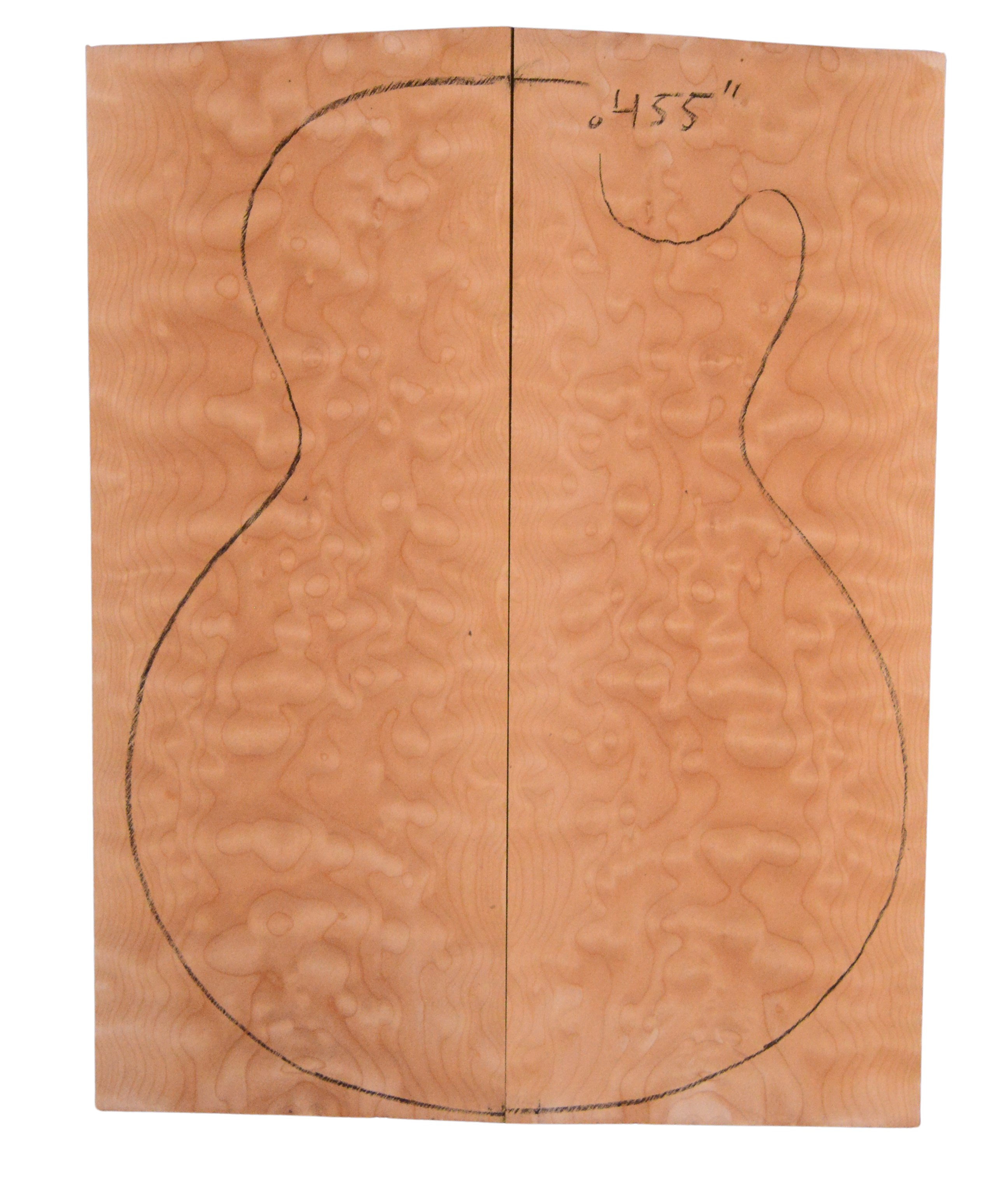 Maple (Big Leaf) GuitarSolidBodyTopATC BLMMX.G.117