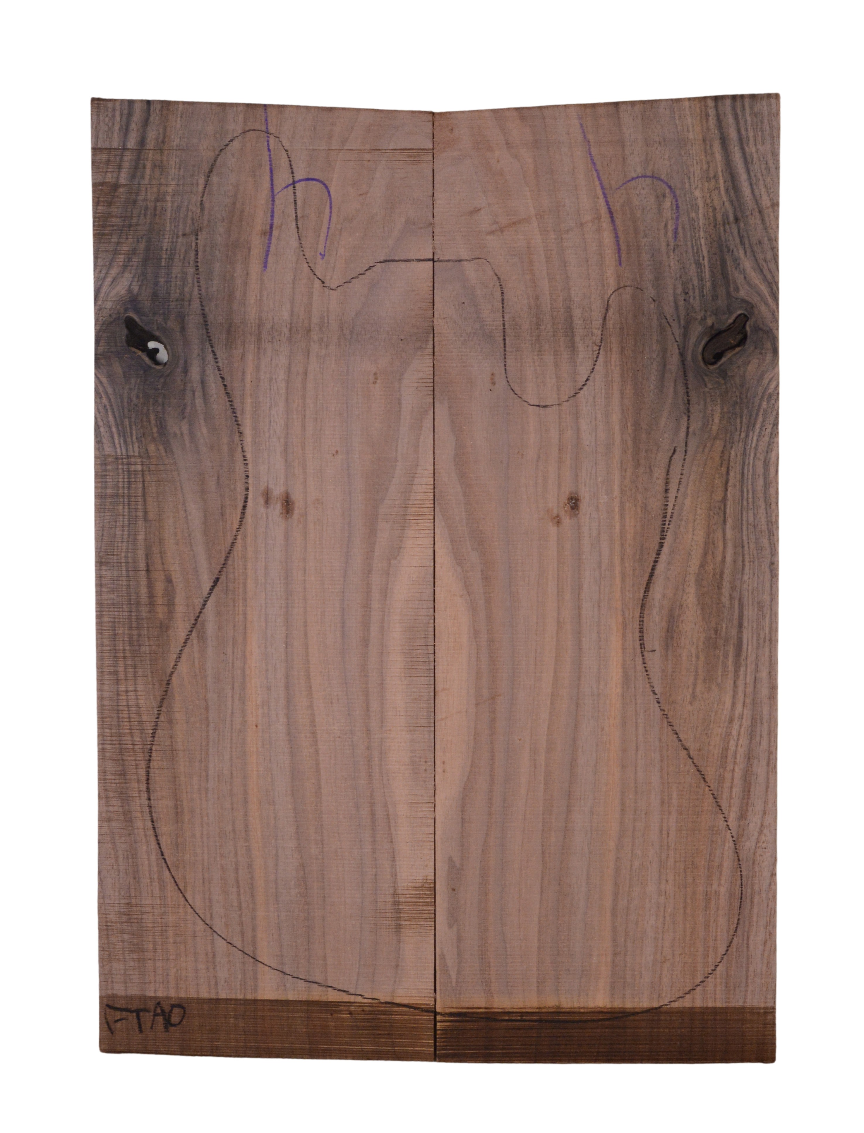 Walnut (Black) GuitarSolidBodyTopATC BLWAL3.G3.048