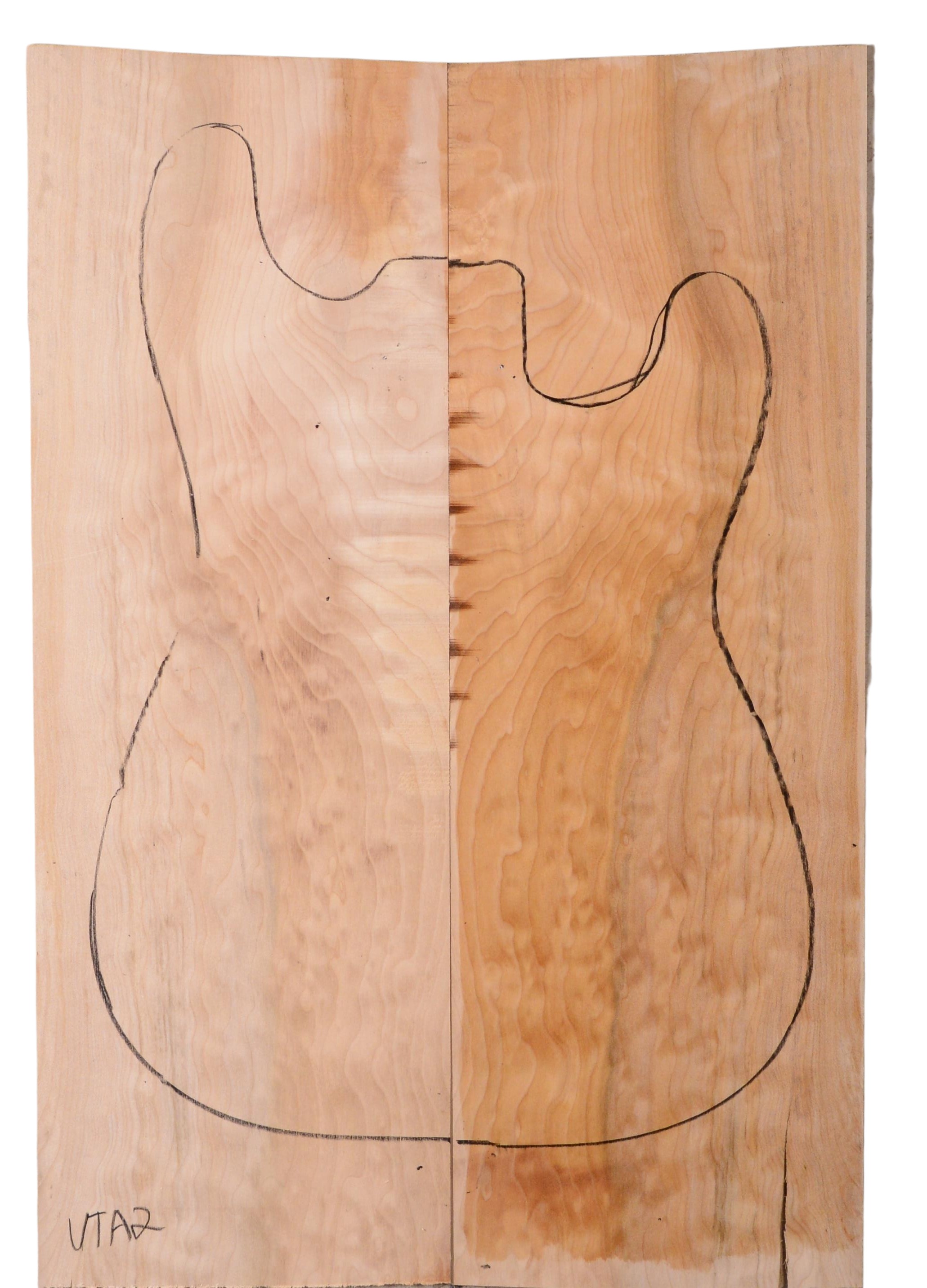 Maple (Big Leaf) GuitarSolidBodyTopATC C3370.G.097