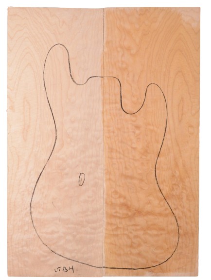 Maple (Big Leaf) GuitarSolidBodyTopATC C3370.G.105