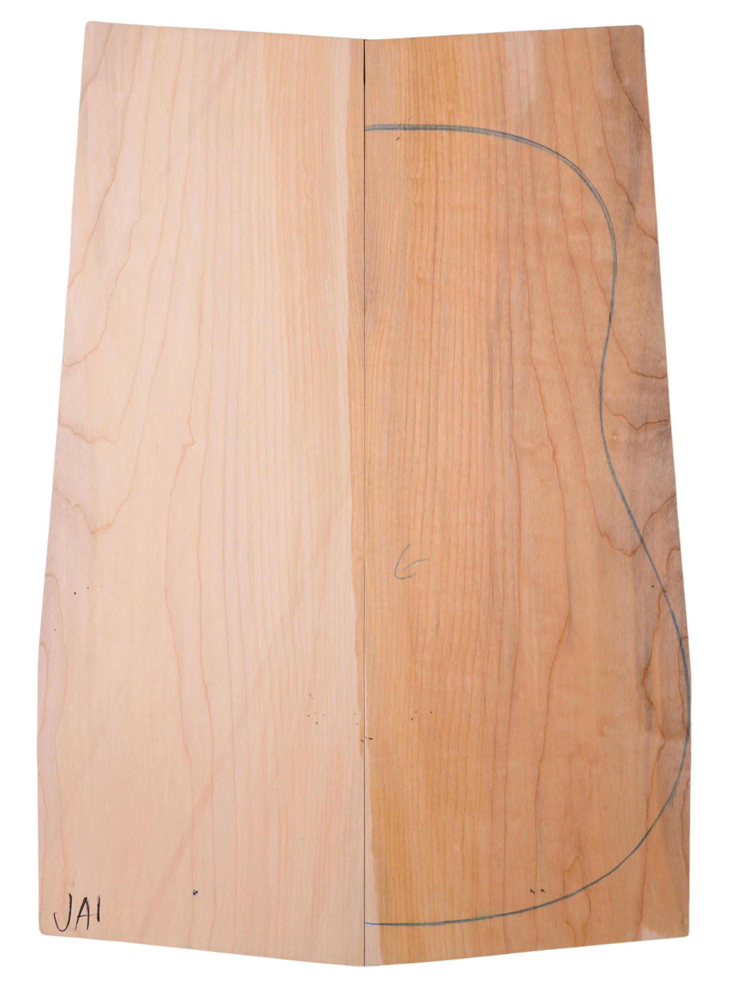 Maple (Big Leaf) GuitarBack2pcATC C3370.G.124