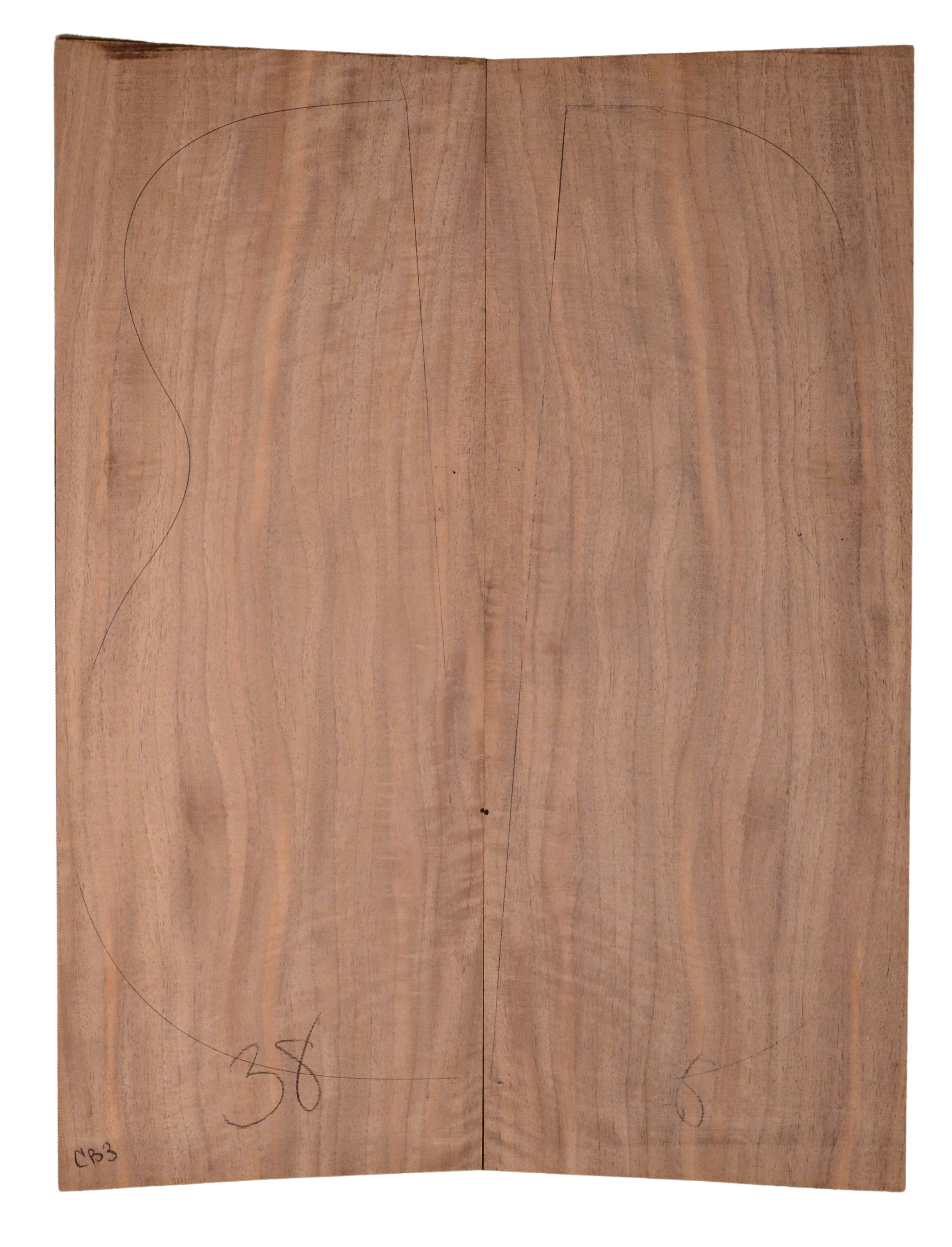 Walnut (English) GuitarBack2pcATC CHAMPTR.G.030