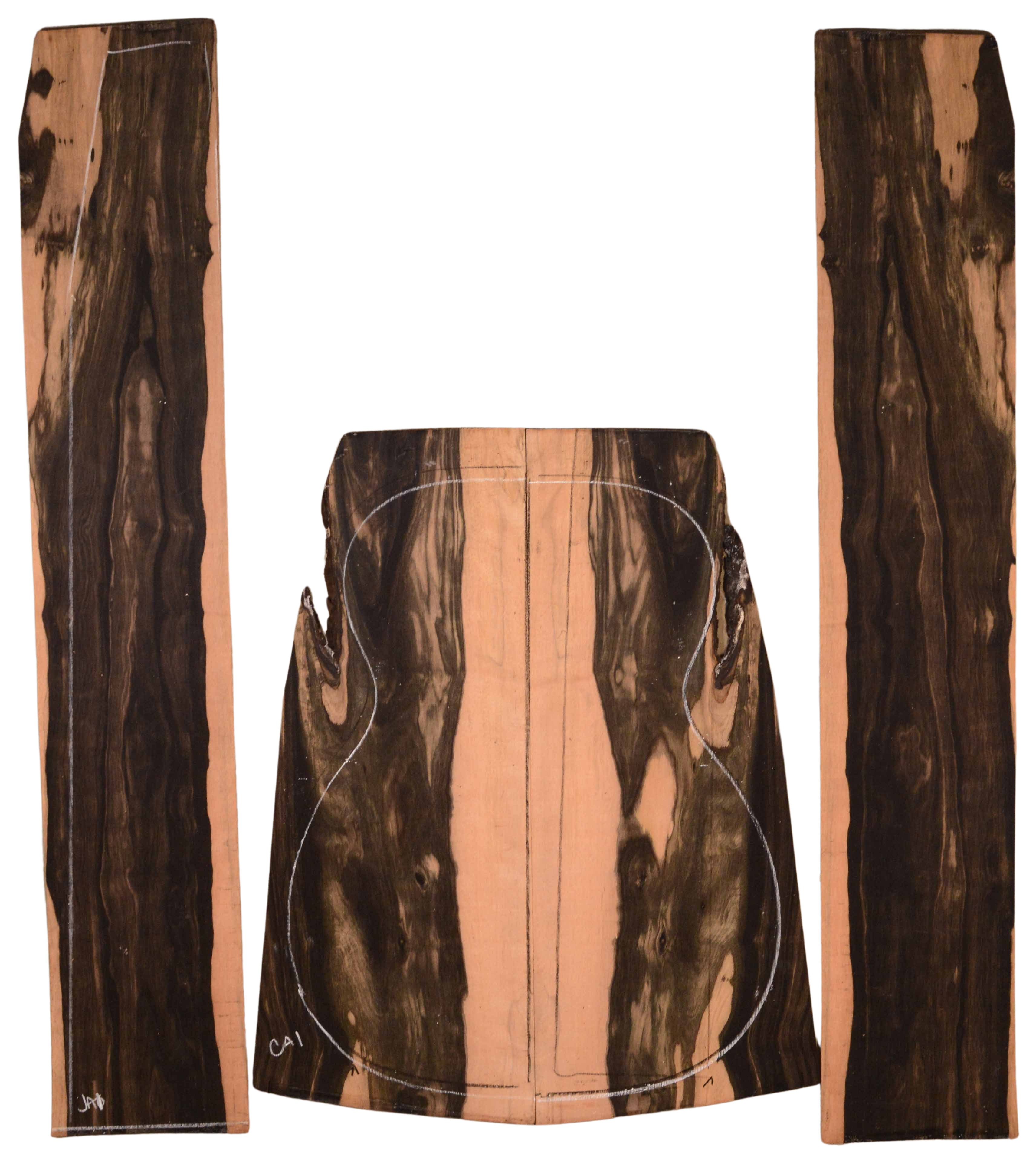 Ebony (Macassar) GuitarSet4pcATC EB.0001.G.002