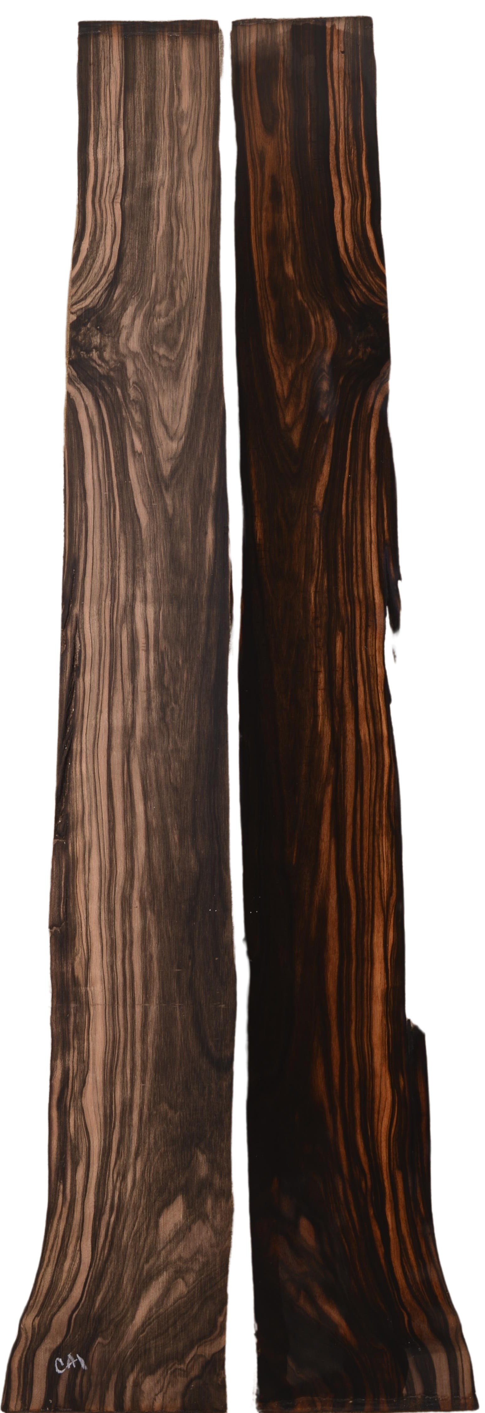 Ebony (Macassar) GuitarSides2pcATC EB.0002.G.018