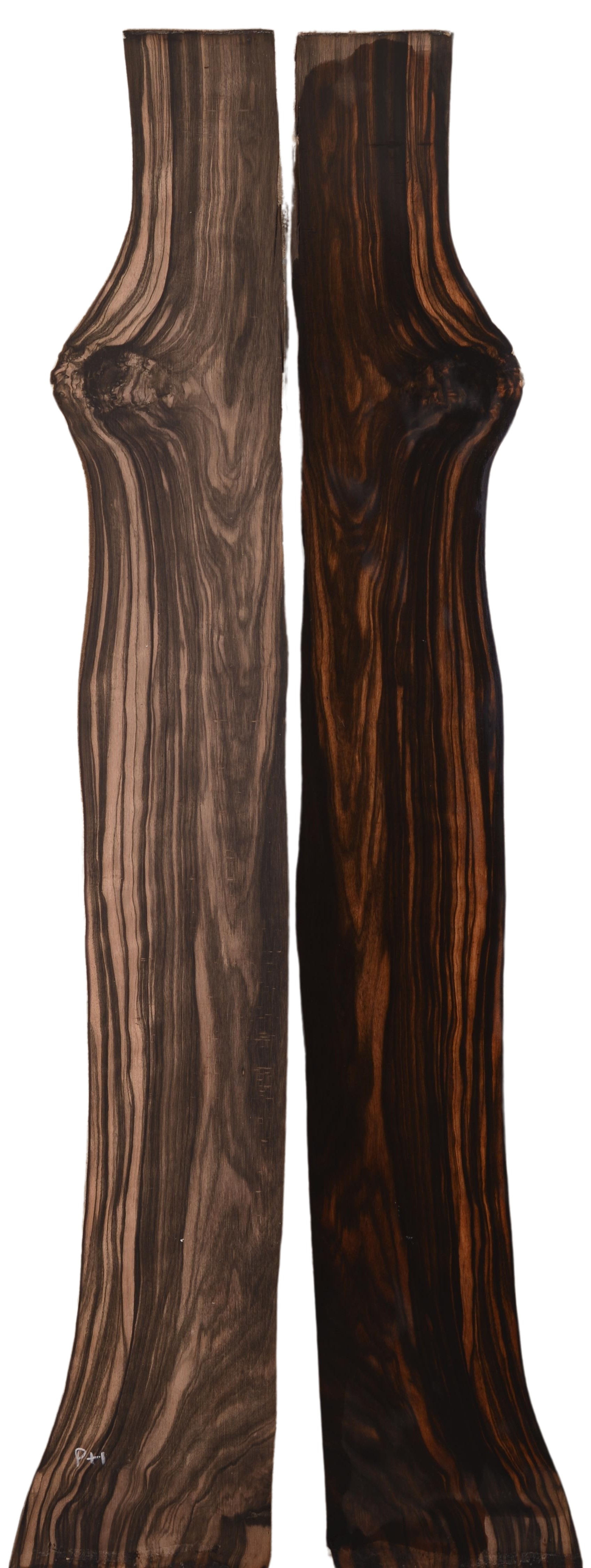 Ebony (Macassar) GuitarSides2pcATC EB.0002.G.020