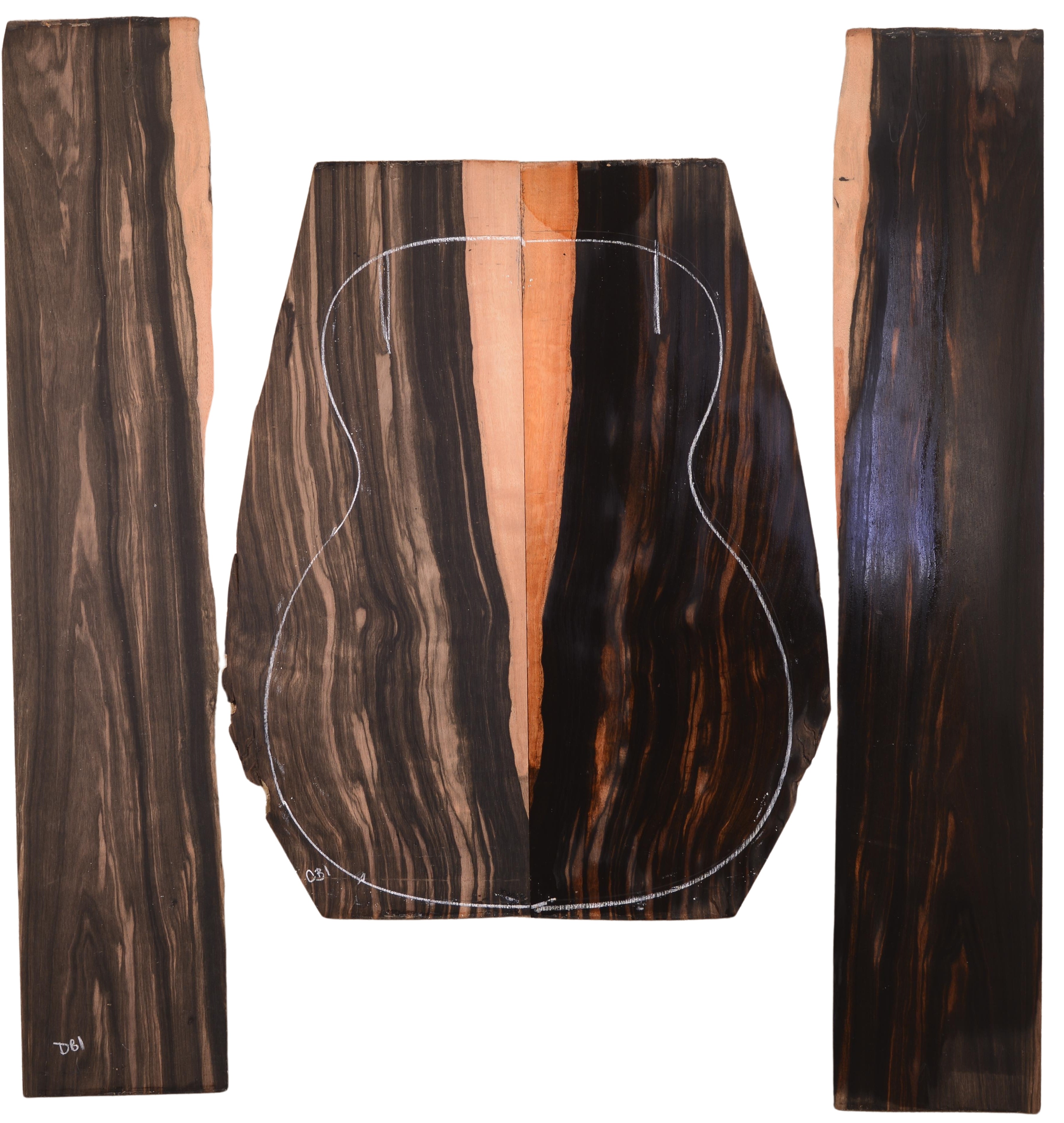 Ebony (Macassar) GuitarSet4pcATC EB.0002.G.025