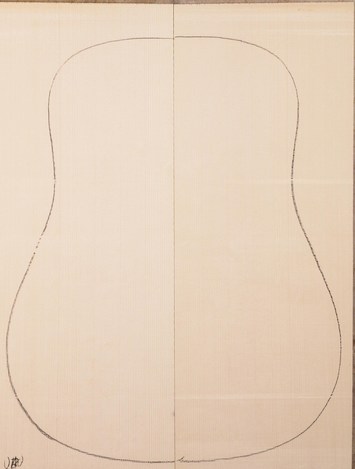 Spruce (European) GuitarSoundboardATC EUTOPS1.G.051