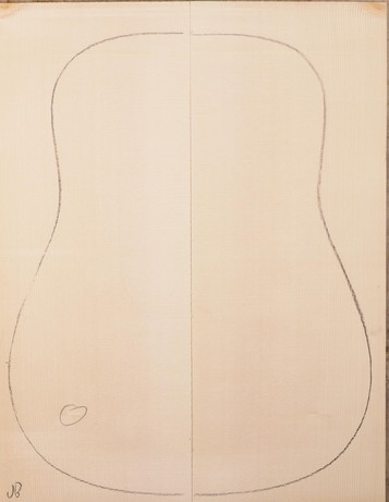 Spruce (European) GuitarSoundboardATC EUTOPS1.G.056