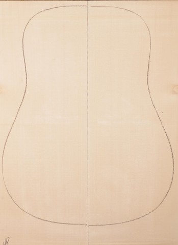 Spruce (European) GuitarSoundboardATC EUTOPS1.G.057