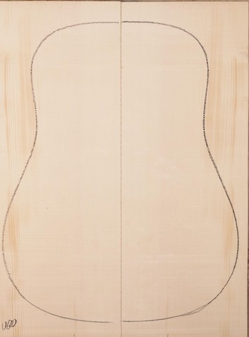 Spruce (European) GuitarSoundboardATC EUTOPS1.G.058