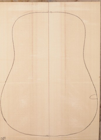 Spruce (European) GuitarSoundboardATC EUTOPS1.G.085