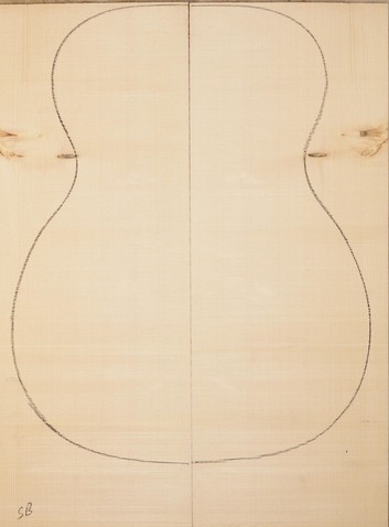 Spruce (European) GuitarSoundboardATC EUTOPS1.G.095