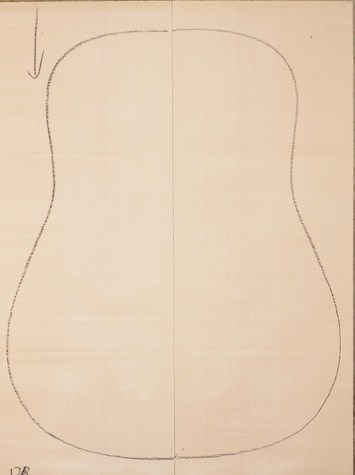 Spruce (European) GuitarSoundboardATC EUTOPS1.G.104