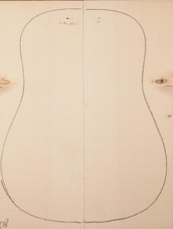 Spruce (European) GuitarSoundboardATC EUTOPS1.G.106