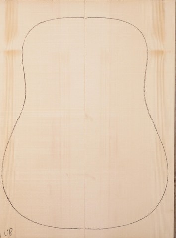 Spruce (European) GuitarSoundboardATC EUTOPS1.G.124