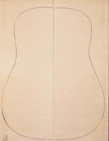 Spruce (European) GuitarSoundboardATC EUTOPS1.G.217