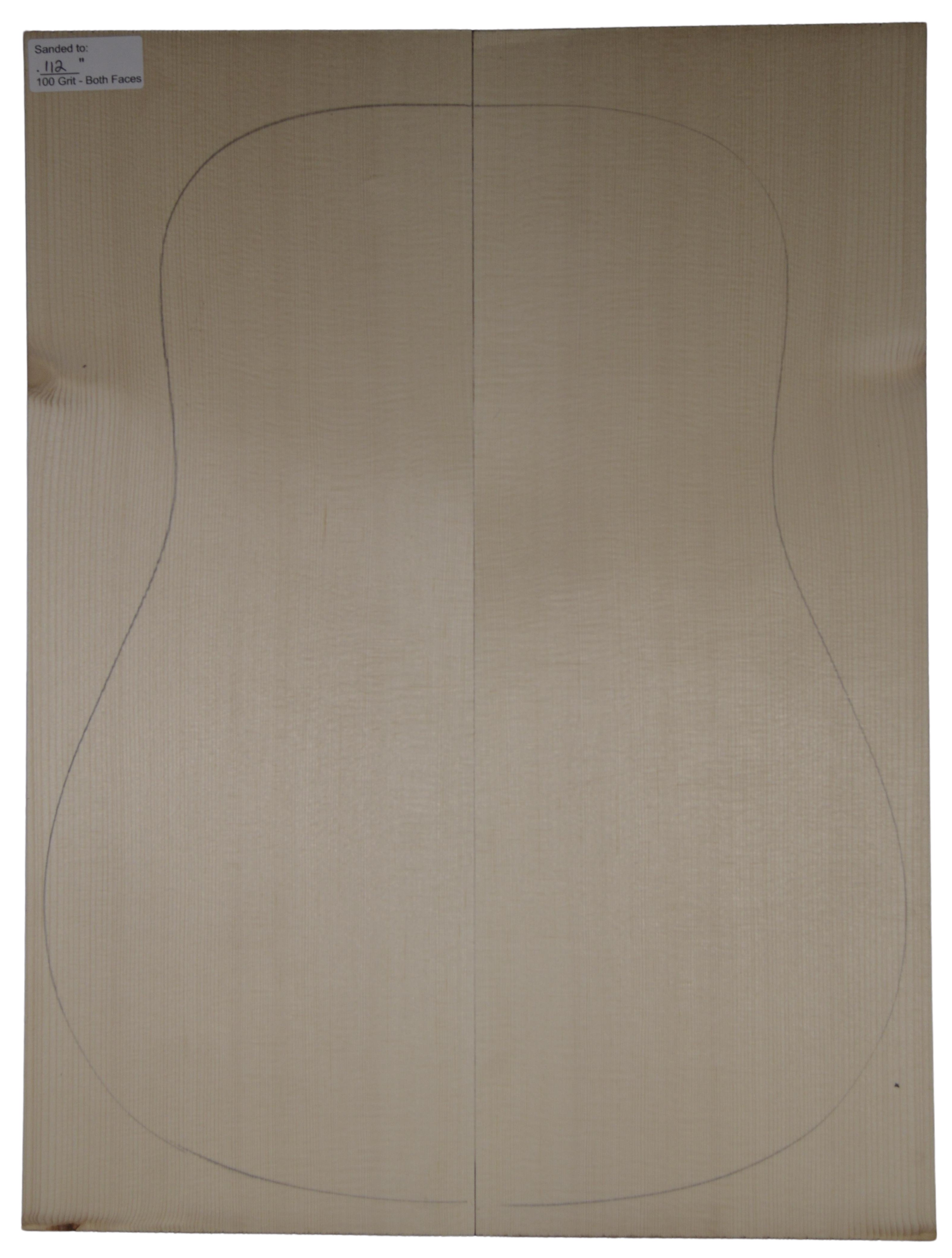 Spruce (European) GuitarSoundboardATC EUTOPS3.G.013