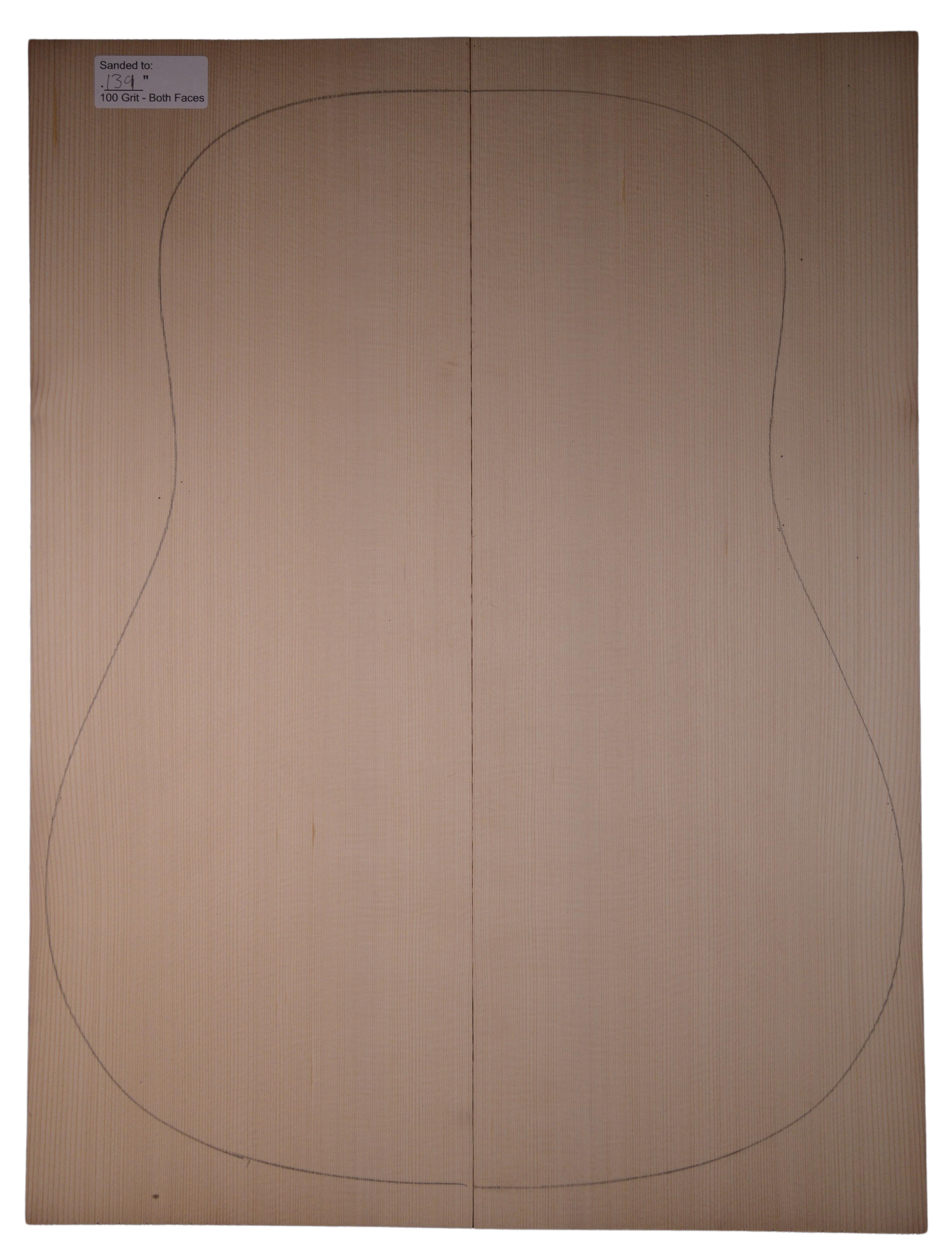Spruce (European) GuitarSoundboardATC EUTOPS3.G.042
