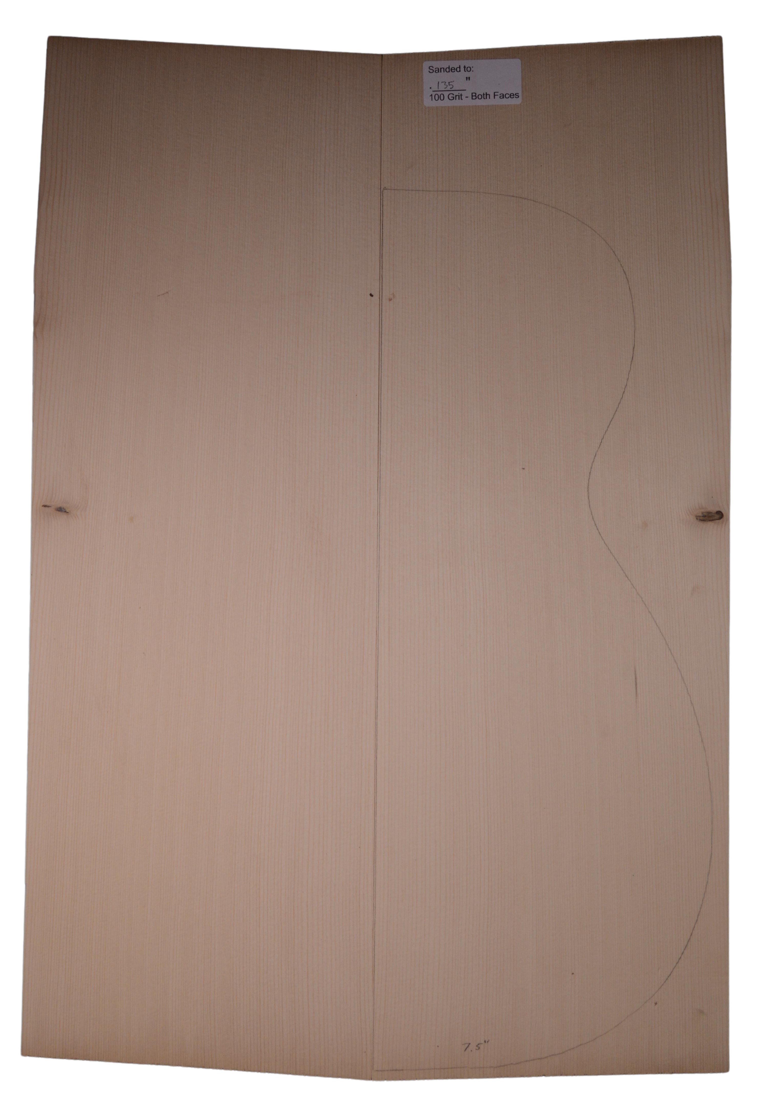 Spruce (European) GuitarSoundboardATC EUTOPS3.G.101