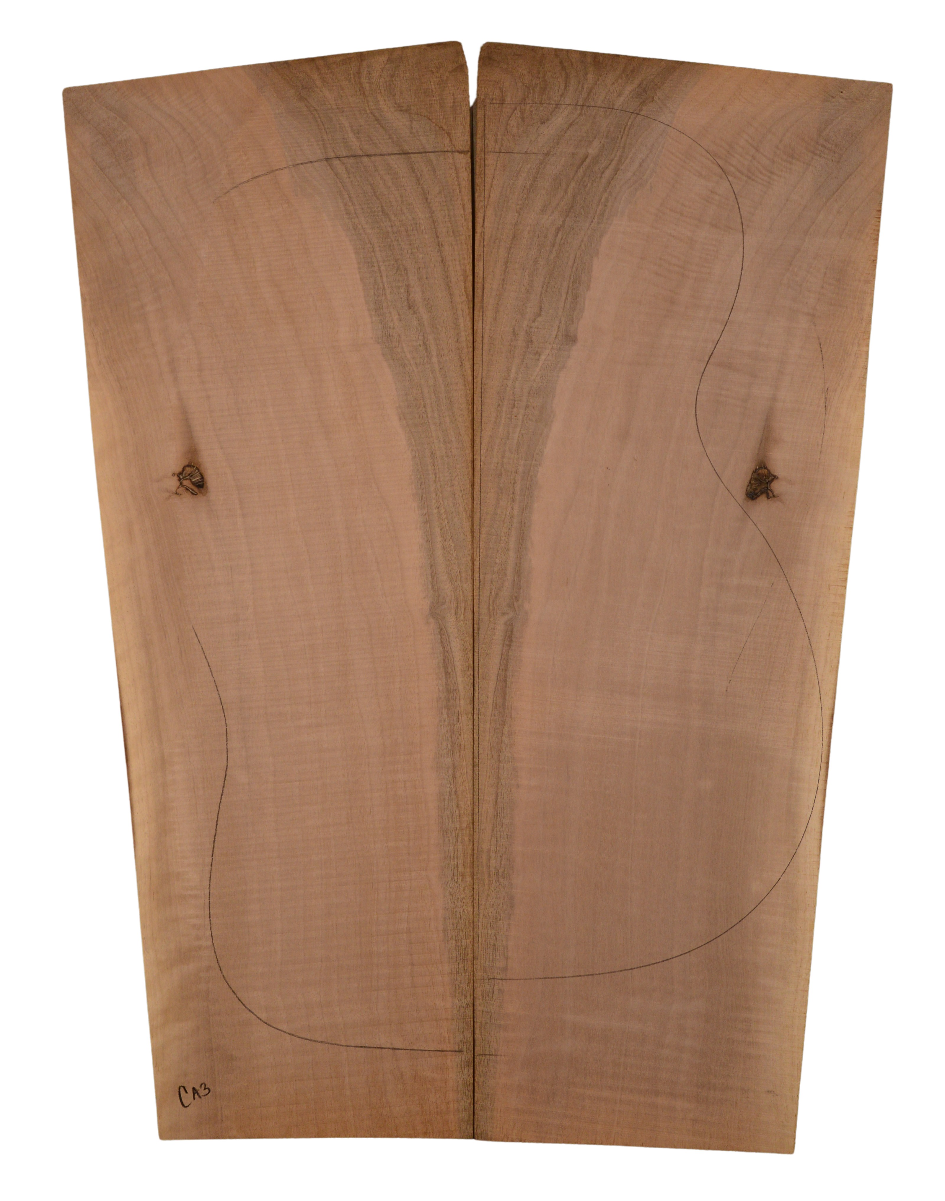 Walnut (European) GuitarBack2pcATC EUW1.EUW1.001
