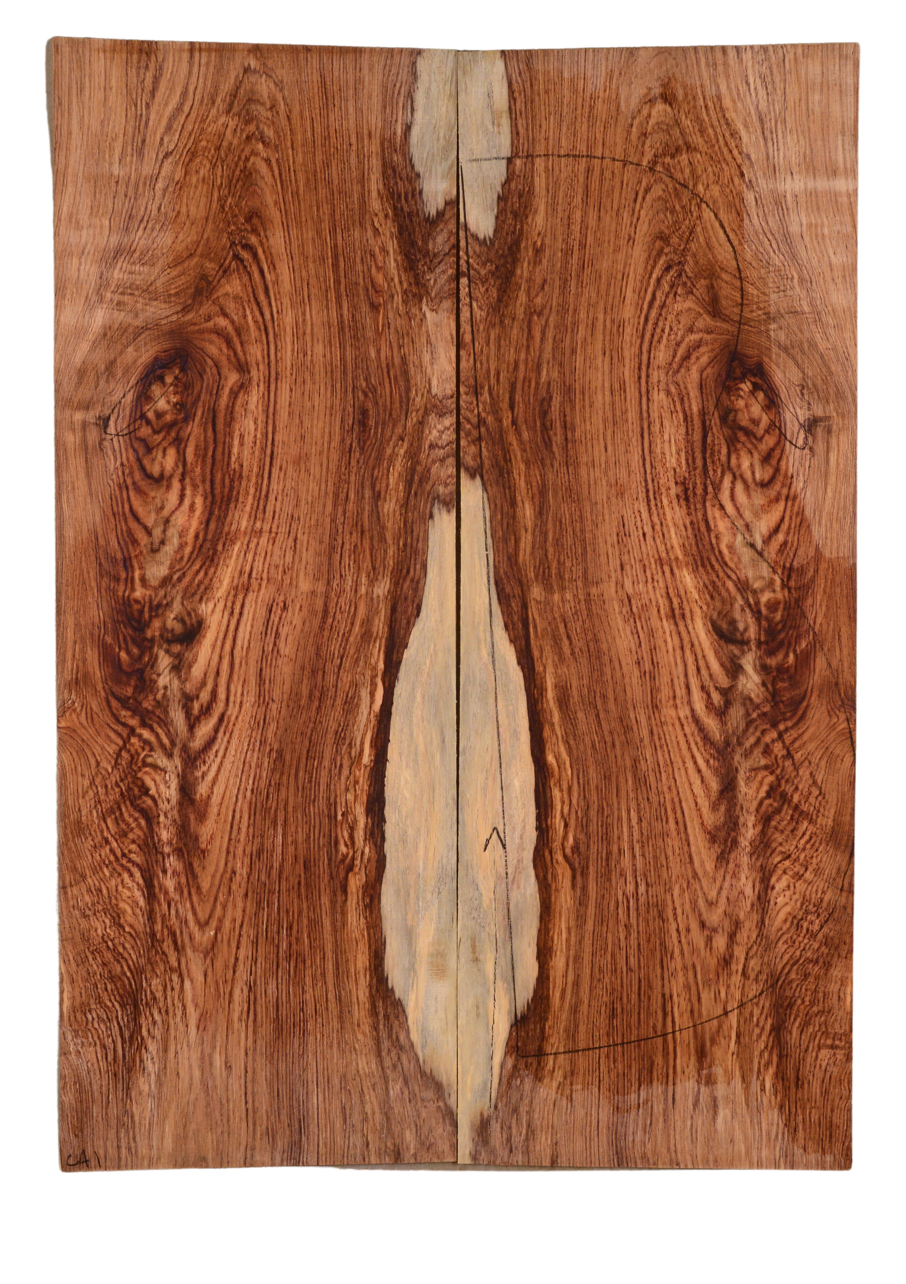 Rosewood (Honduras) GuitarBack2pcATC HONRW1.306