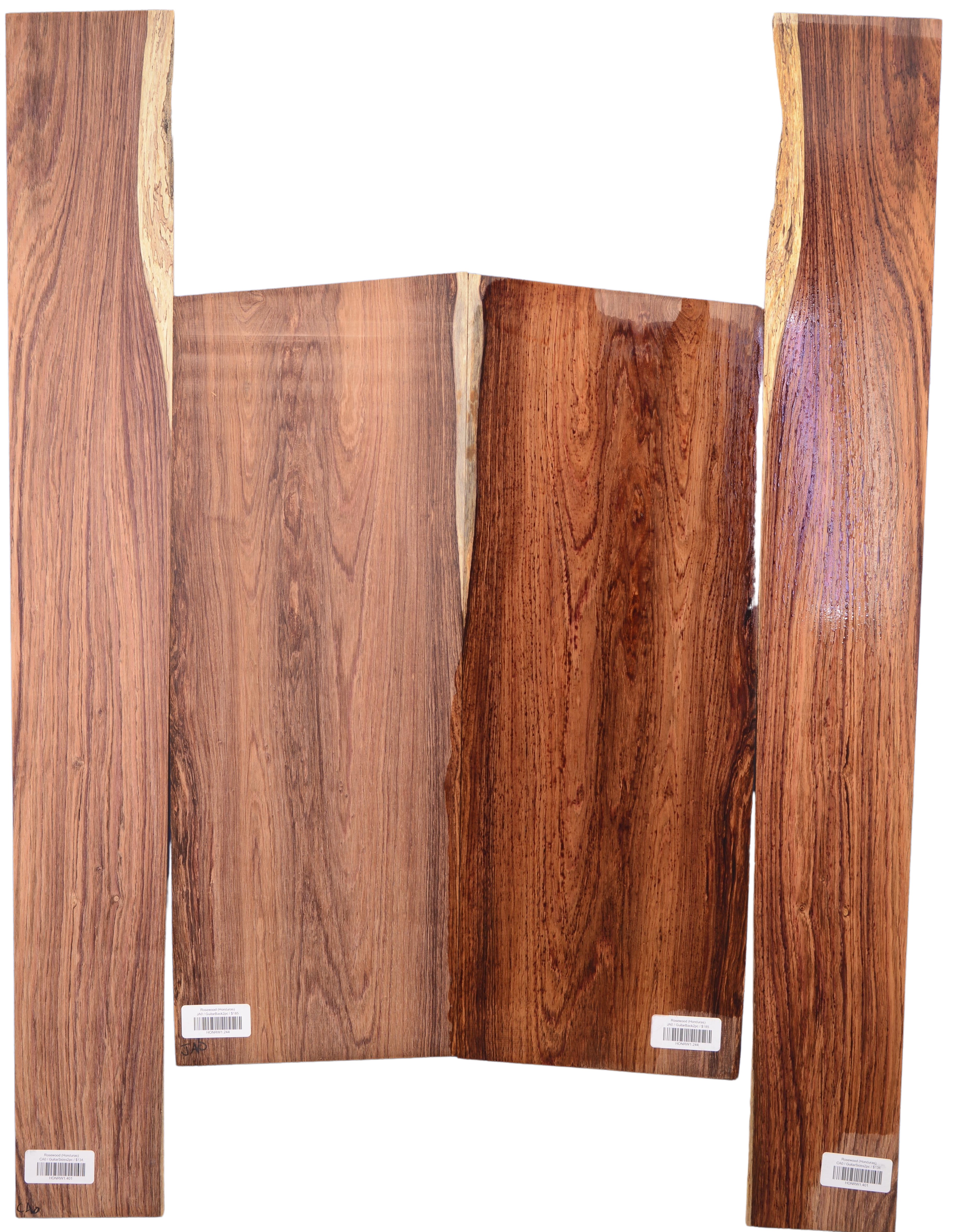 Rosewood (Honduras) GuitarSet4pcATC HONRW1.G.1025