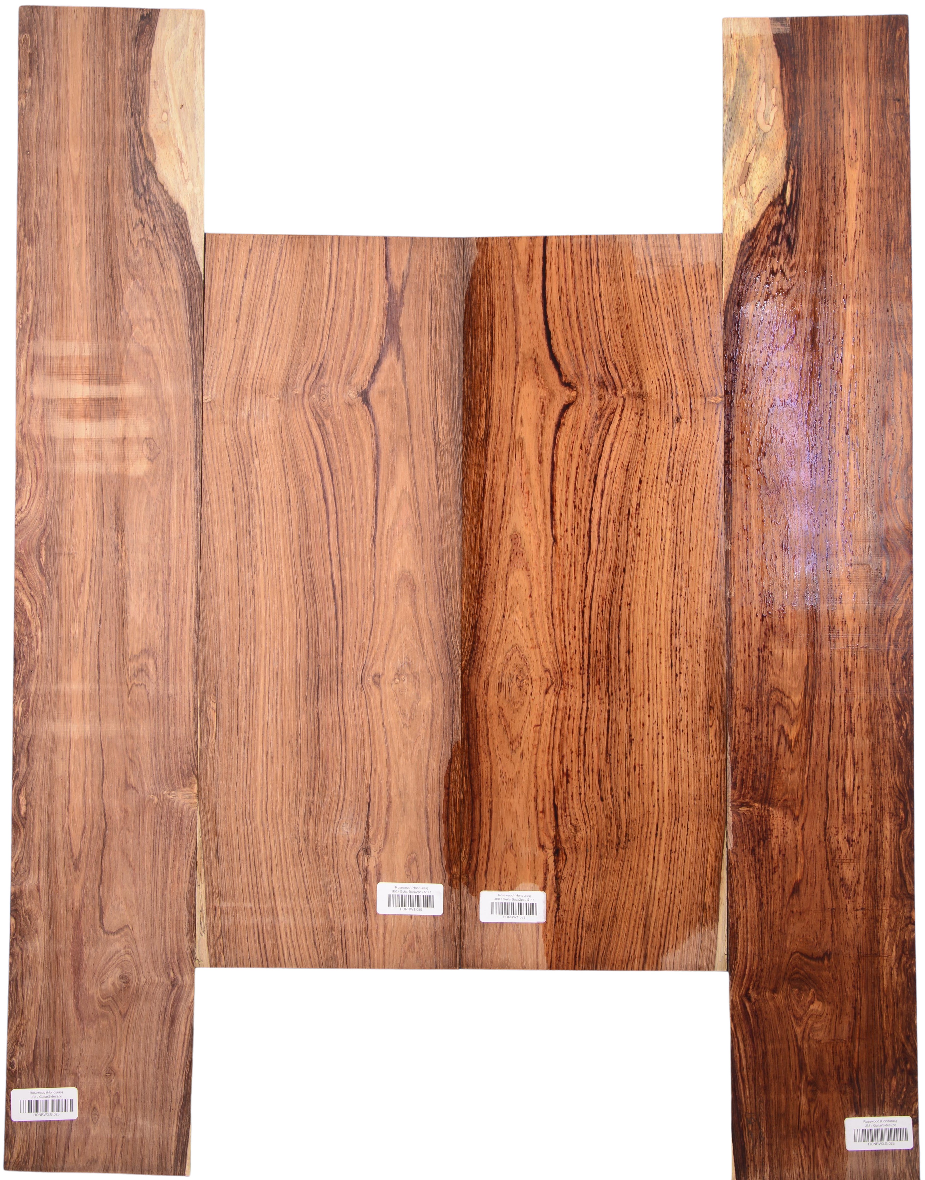 Rosewood (Honduras) GuitarSet4pcATC HONRW1.G.1040