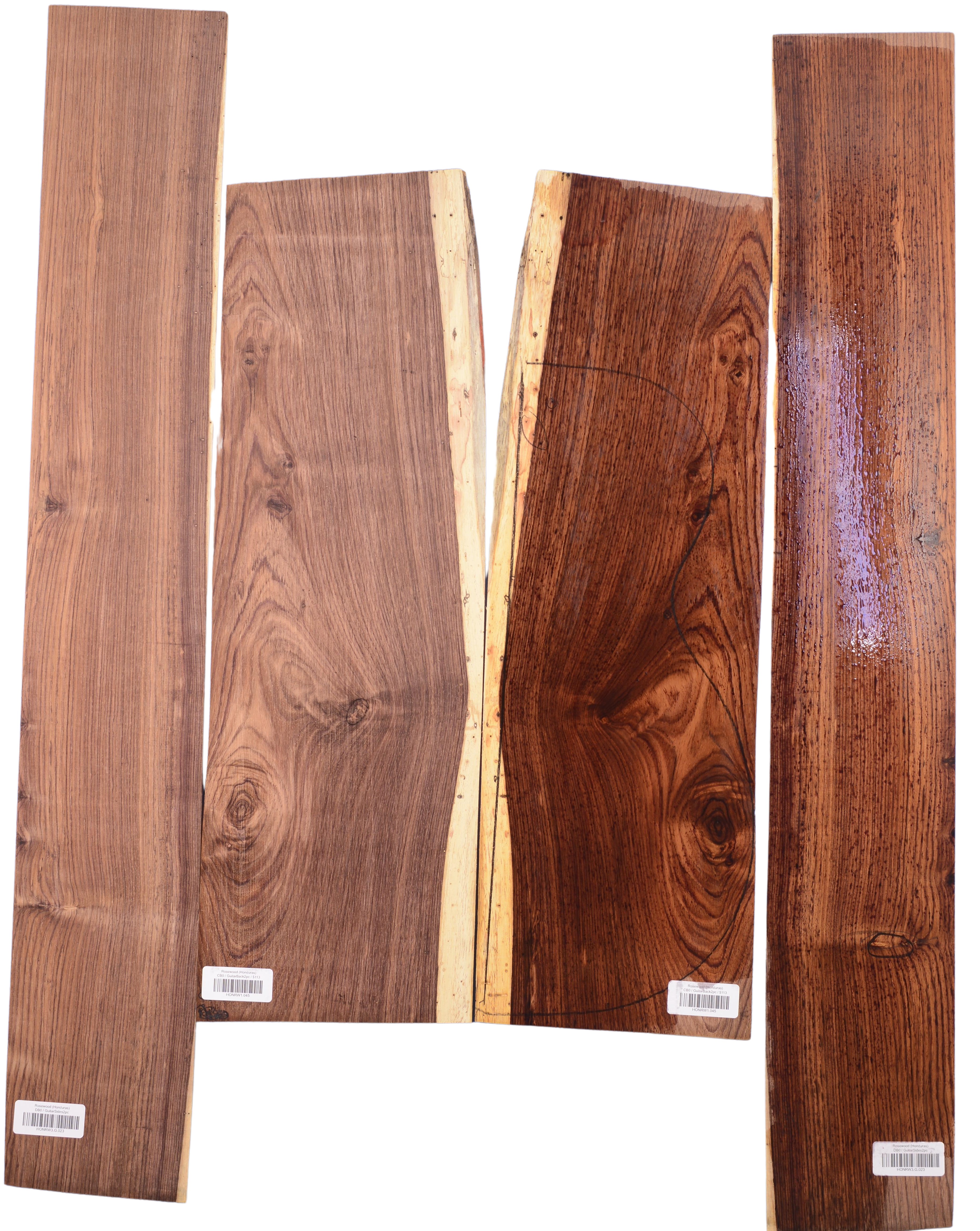 Rosewood (Honduras) GuitarSet4pcATC HONRW1.G.1045