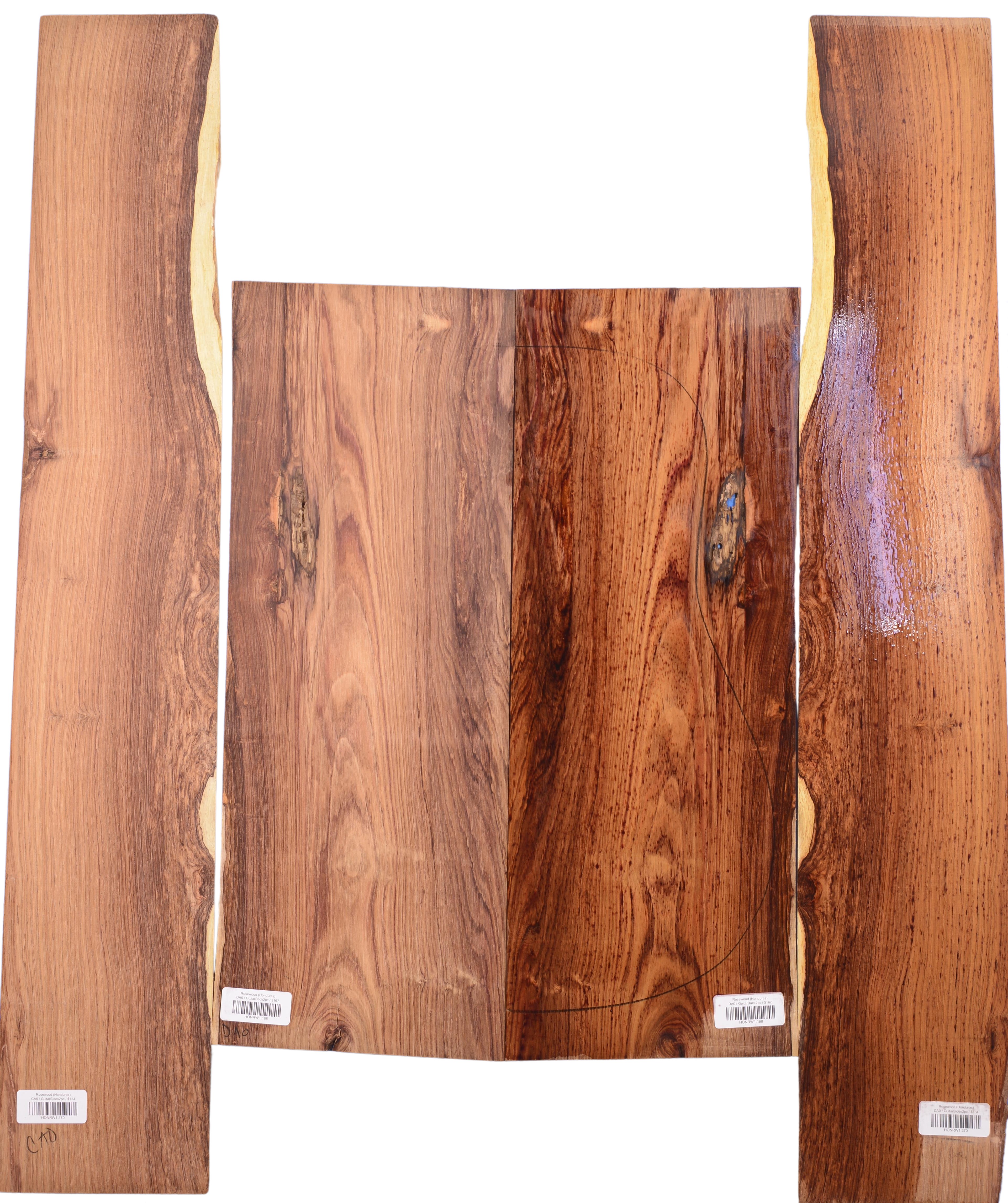 Rosewood (Honduras) GuitarSet4pcATC HONRW1.G.1058