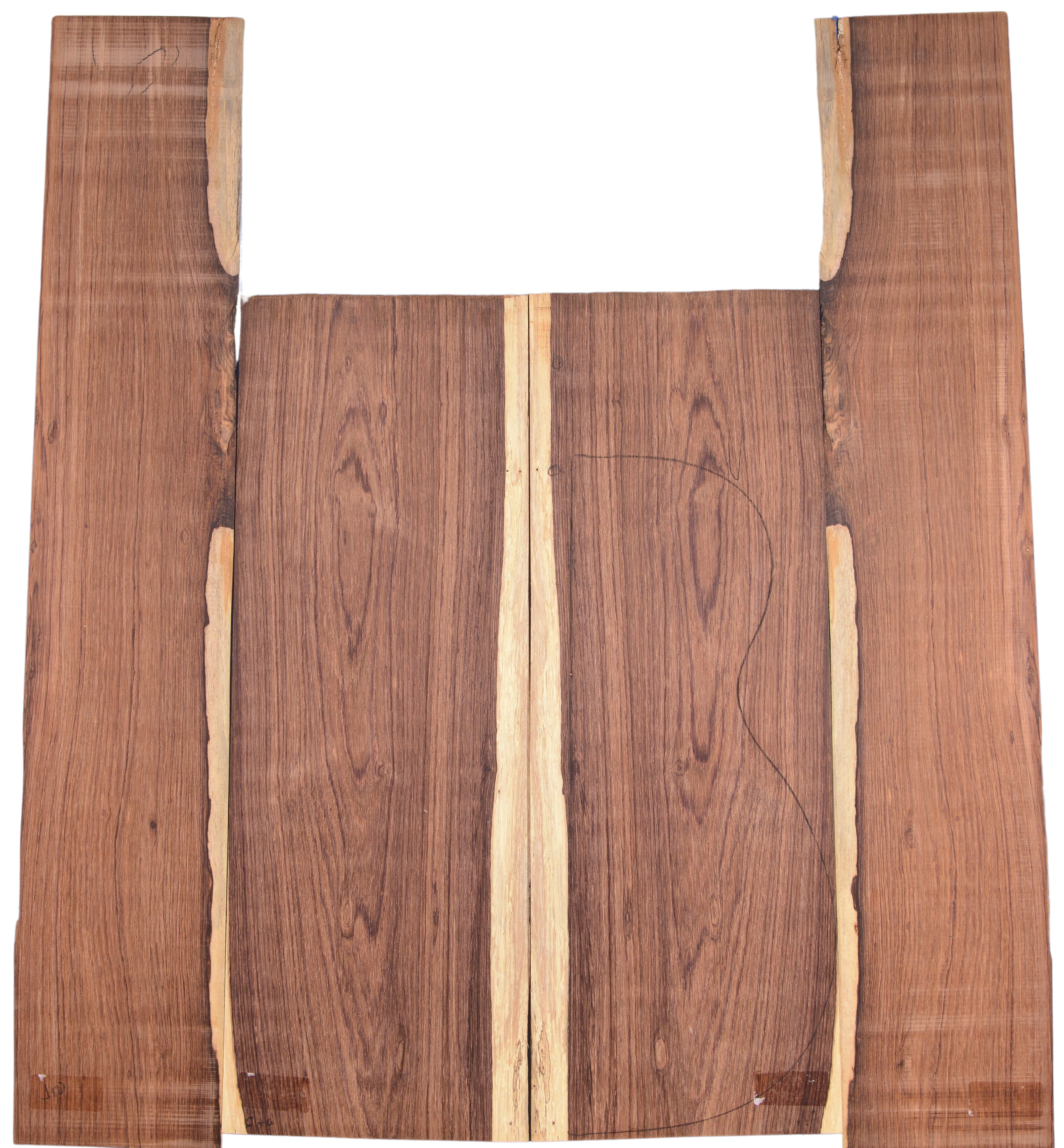 Rosewood (Honduras) GuitarSet4pcATC HONRW1.G.1073