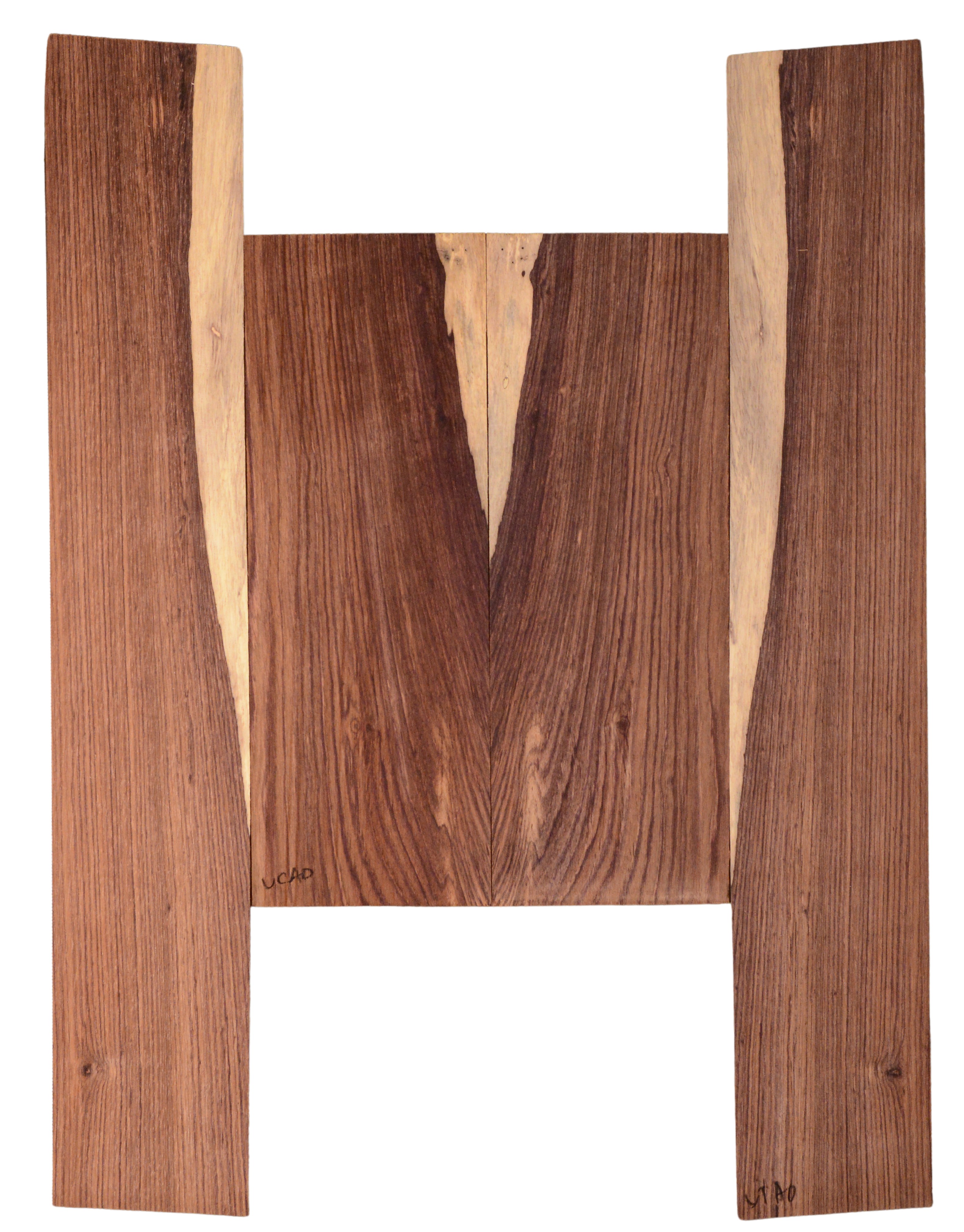 Rosewood (Honduras) UkeSet4pcATC HONRW1.G.775