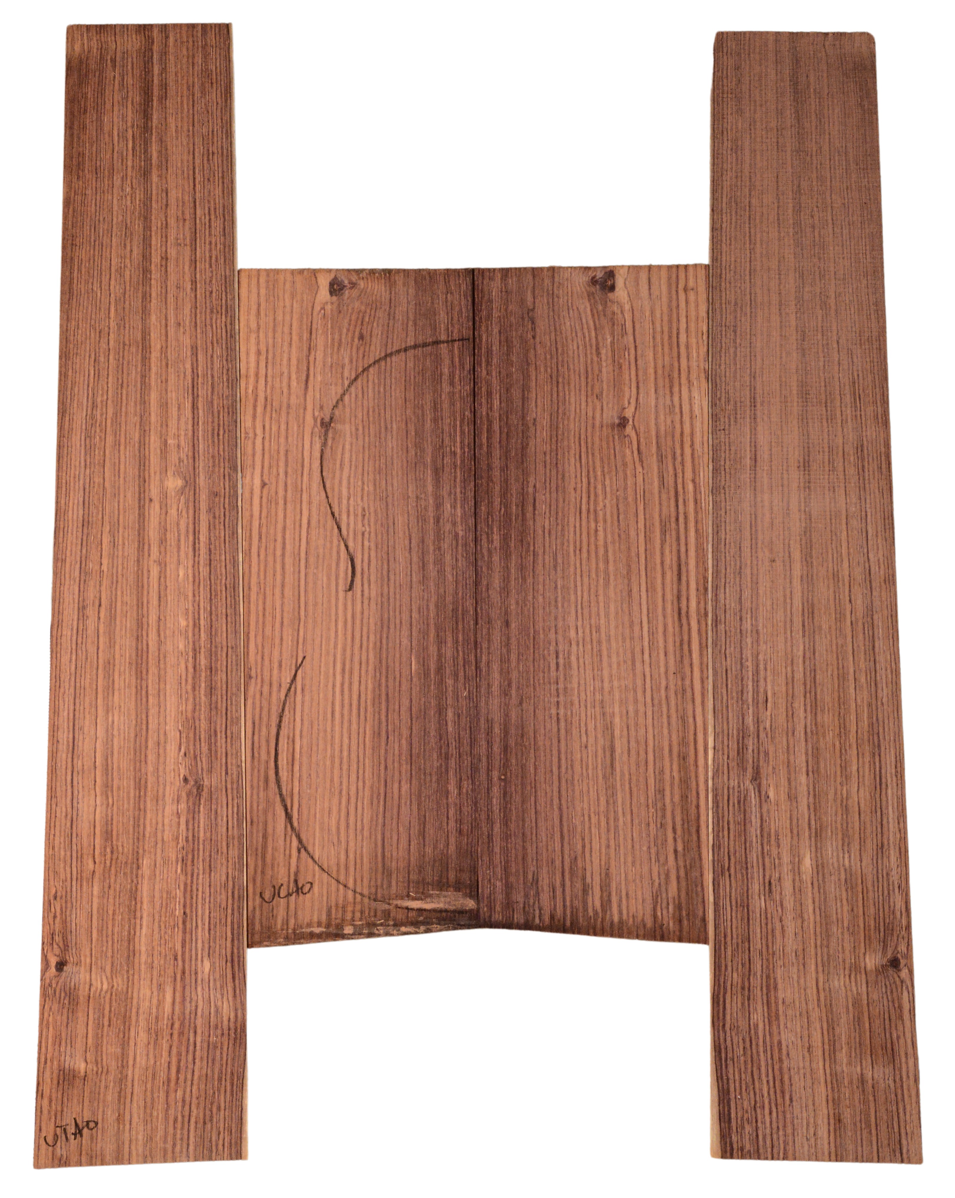 Rosewood (Honduras) UkeSet4pcATC HONRW1.G.777