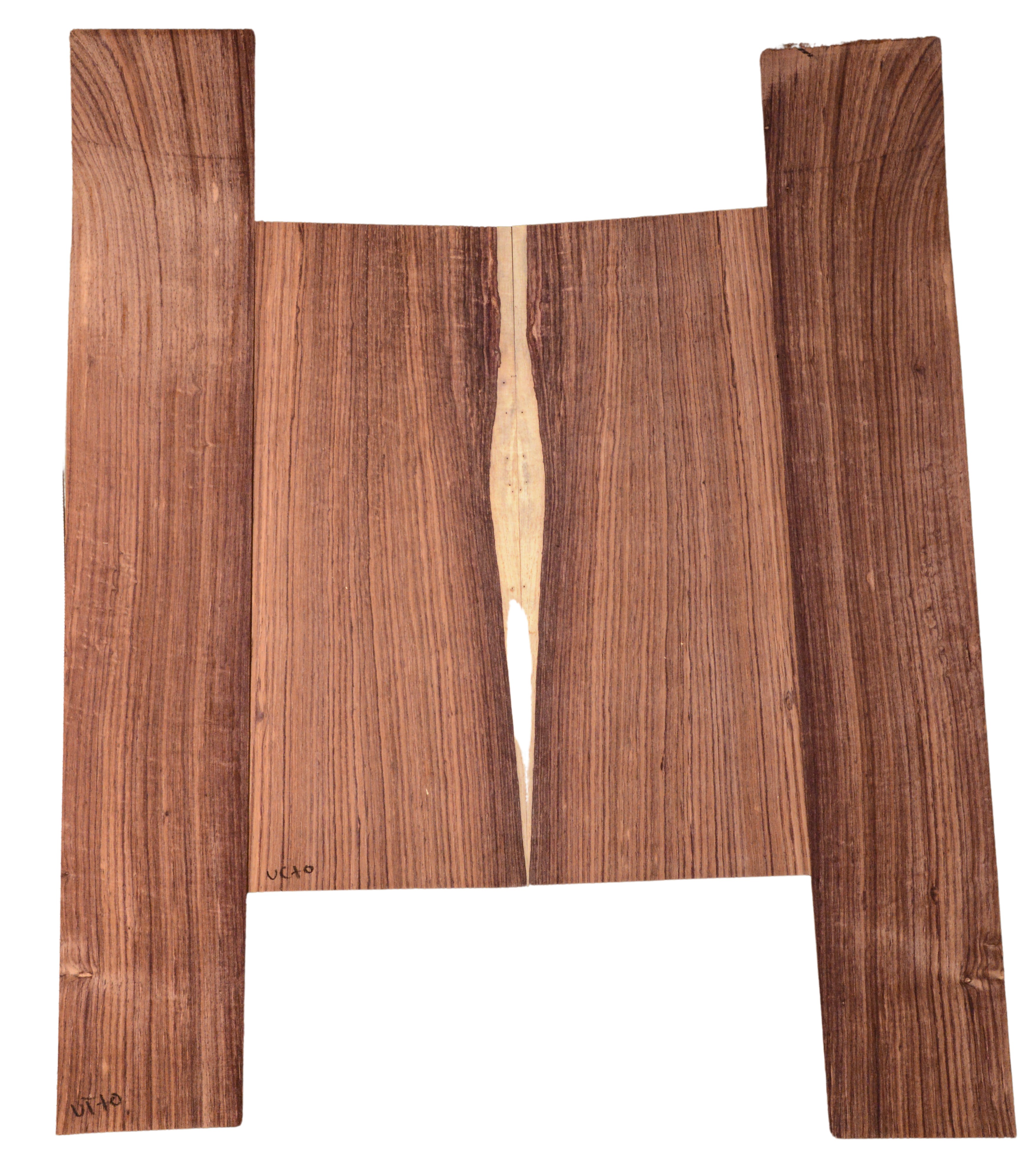 Rosewood (Honduras) UkeSet4pcATC HONRW1.G.780