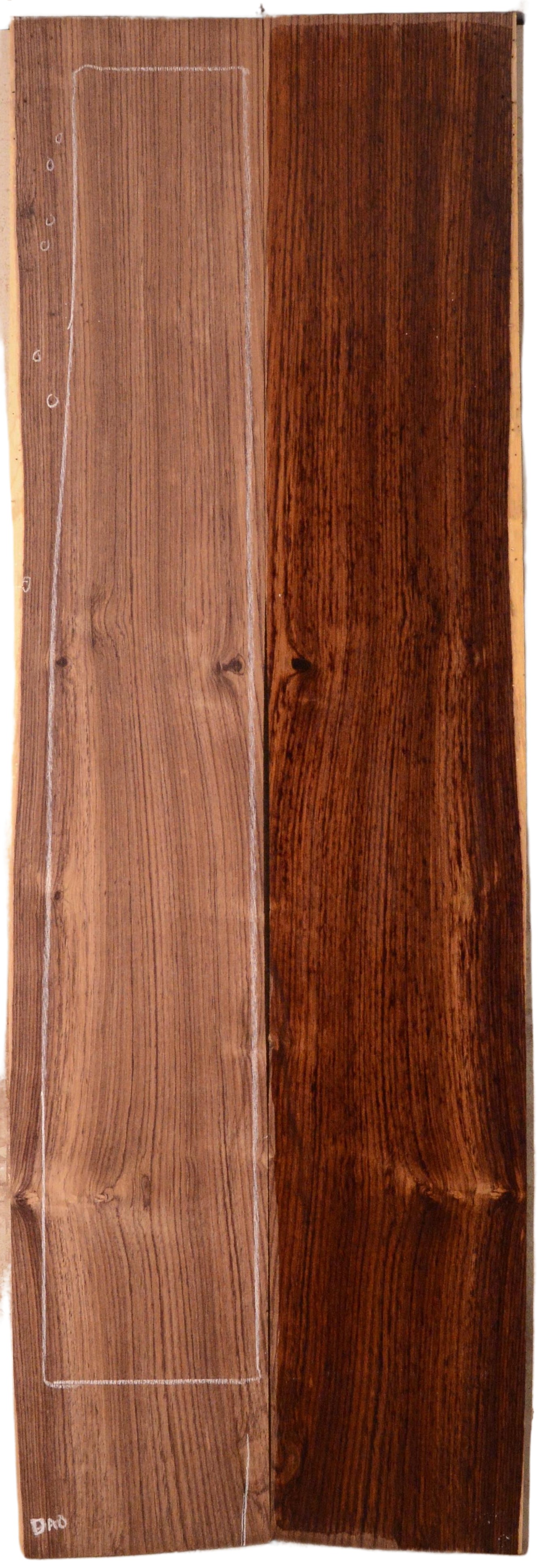 Rosewood (Honduras) GuitarSides2pcATC HONRW1.G.847