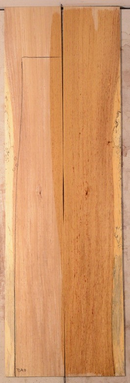 Rosewood (Honduras) GuitarSides2pcATC HONRW1.G.854
