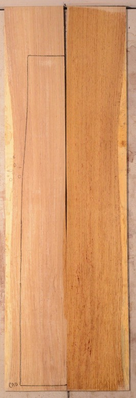 Rosewood (Honduras) GuitarSides2pcATC HONRW1.G.866